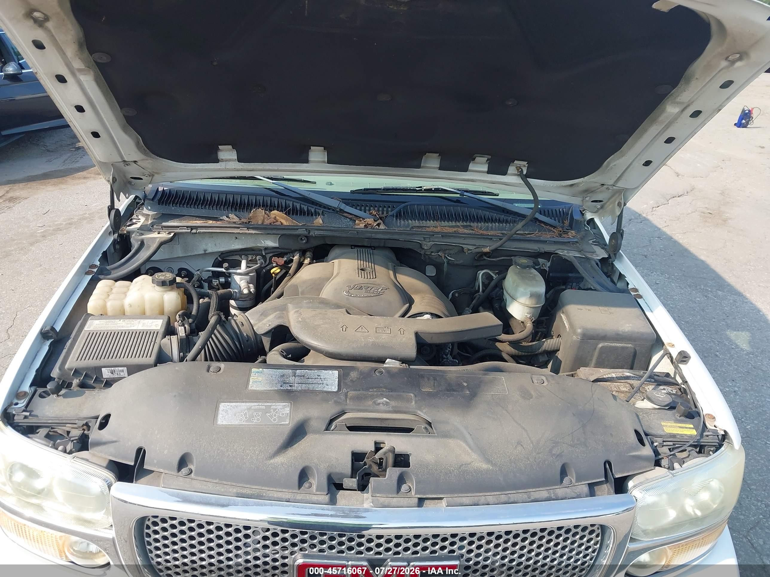 2004 Gmc Yukon Denali Белый vin: 1GKEK63U44J298574