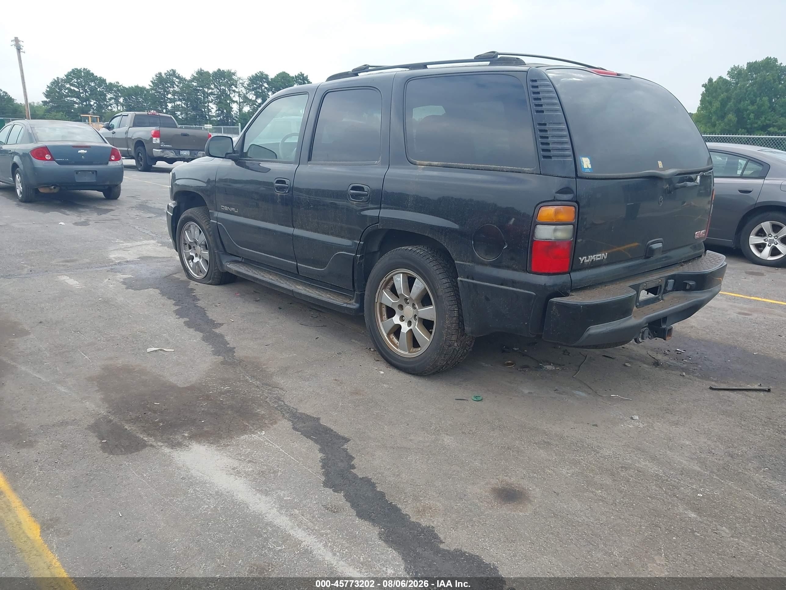 2005 Gmc Yukon Denali Black vin: 1GKEK63U45J139068