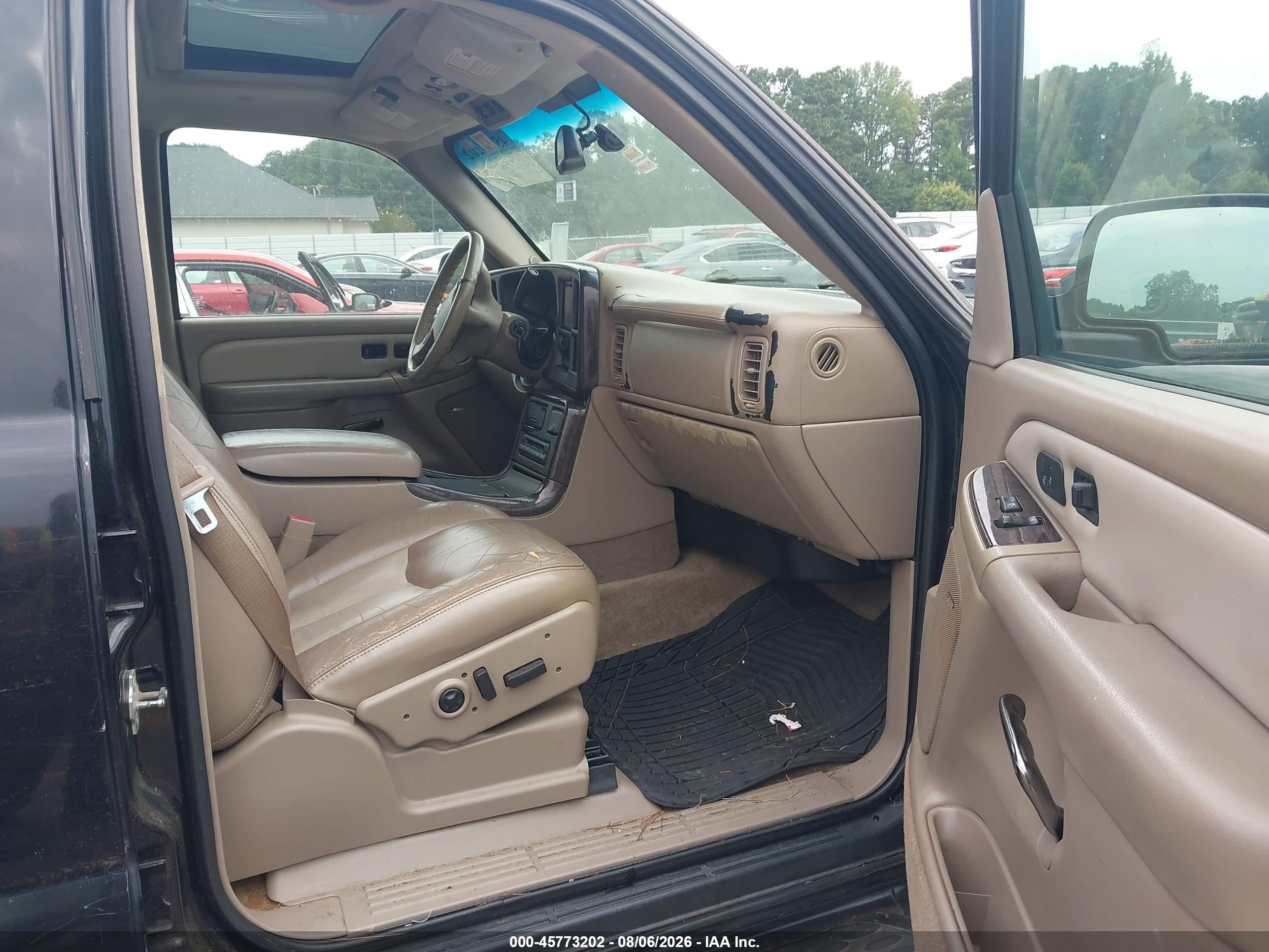 2005 Gmc Yukon Denali Black vin: 1GKEK63U45J139068