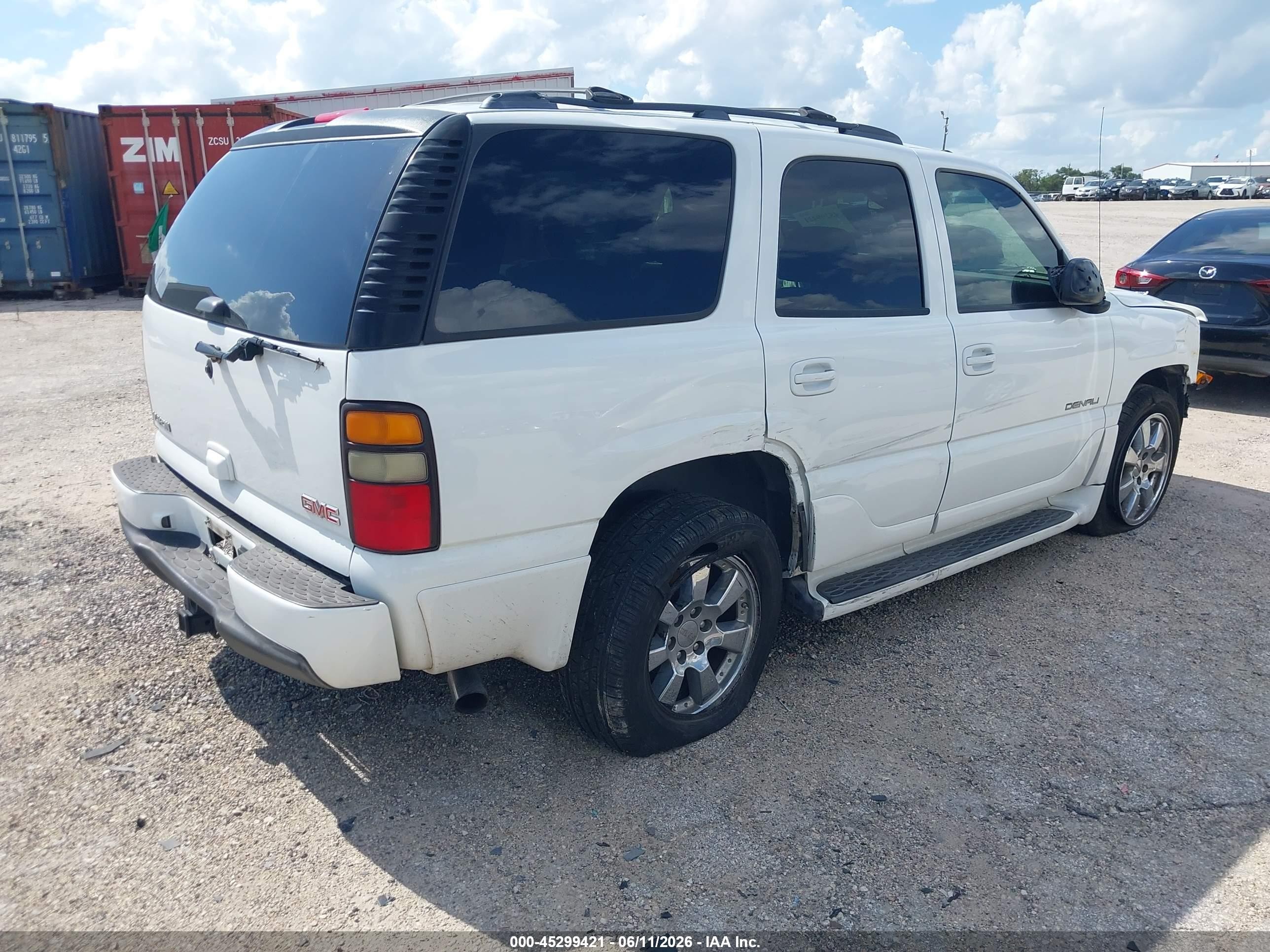 2005 Gmc Yukon Denali Белый vin: 1GKEK63U45J248923