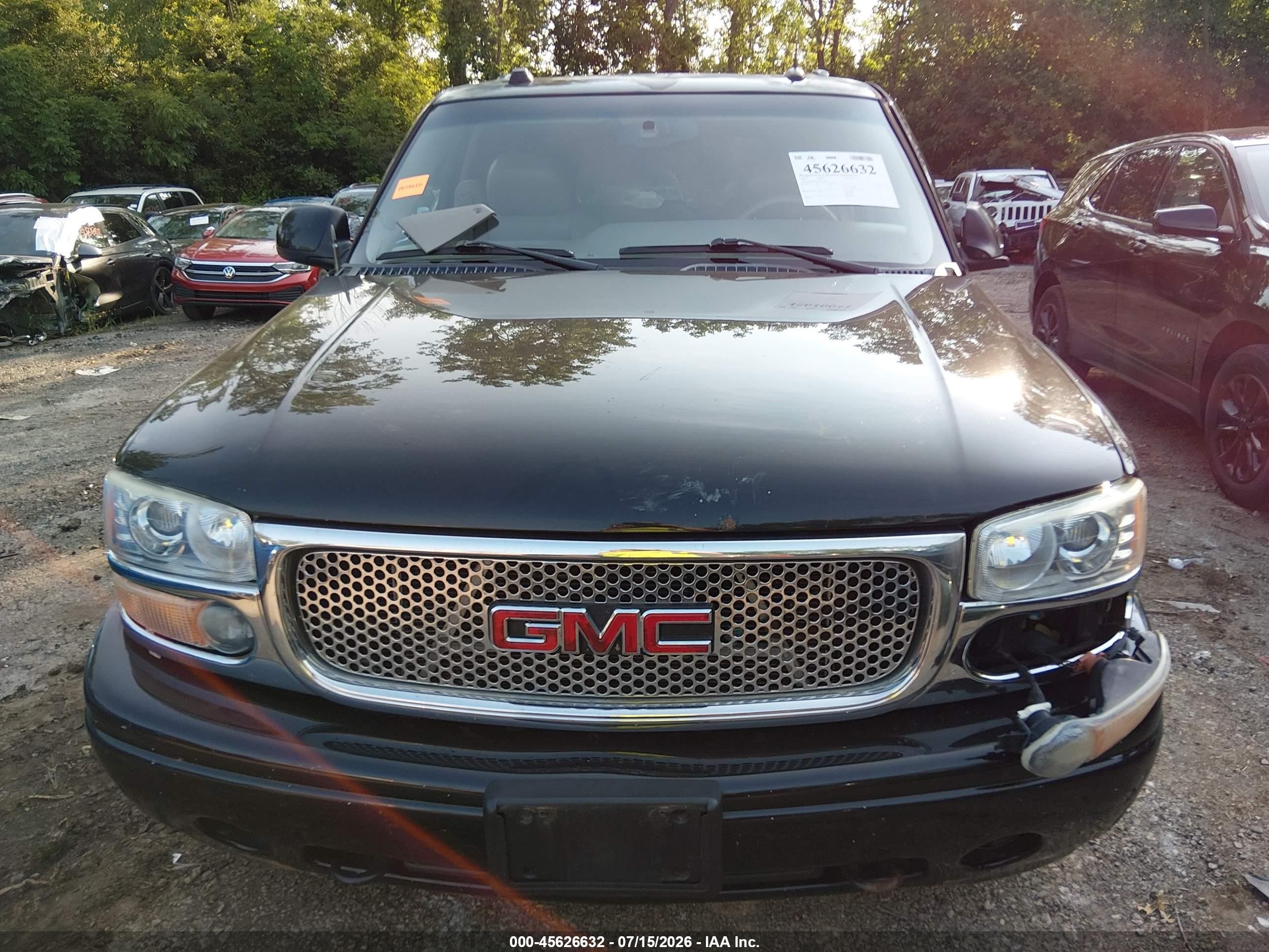 2005 Gmc Yukon Denali Black vin: 1GKEK63U45J251689
