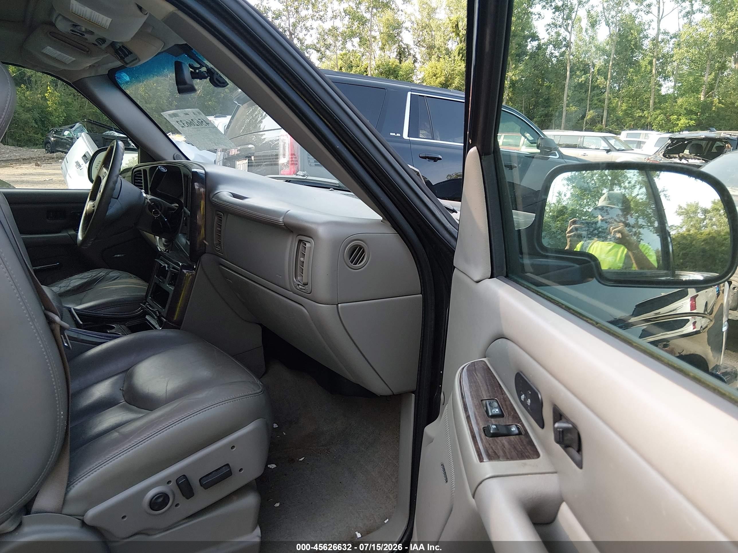 2005 Gmc Yukon Denali Black vin: 1GKEK63U45J251689