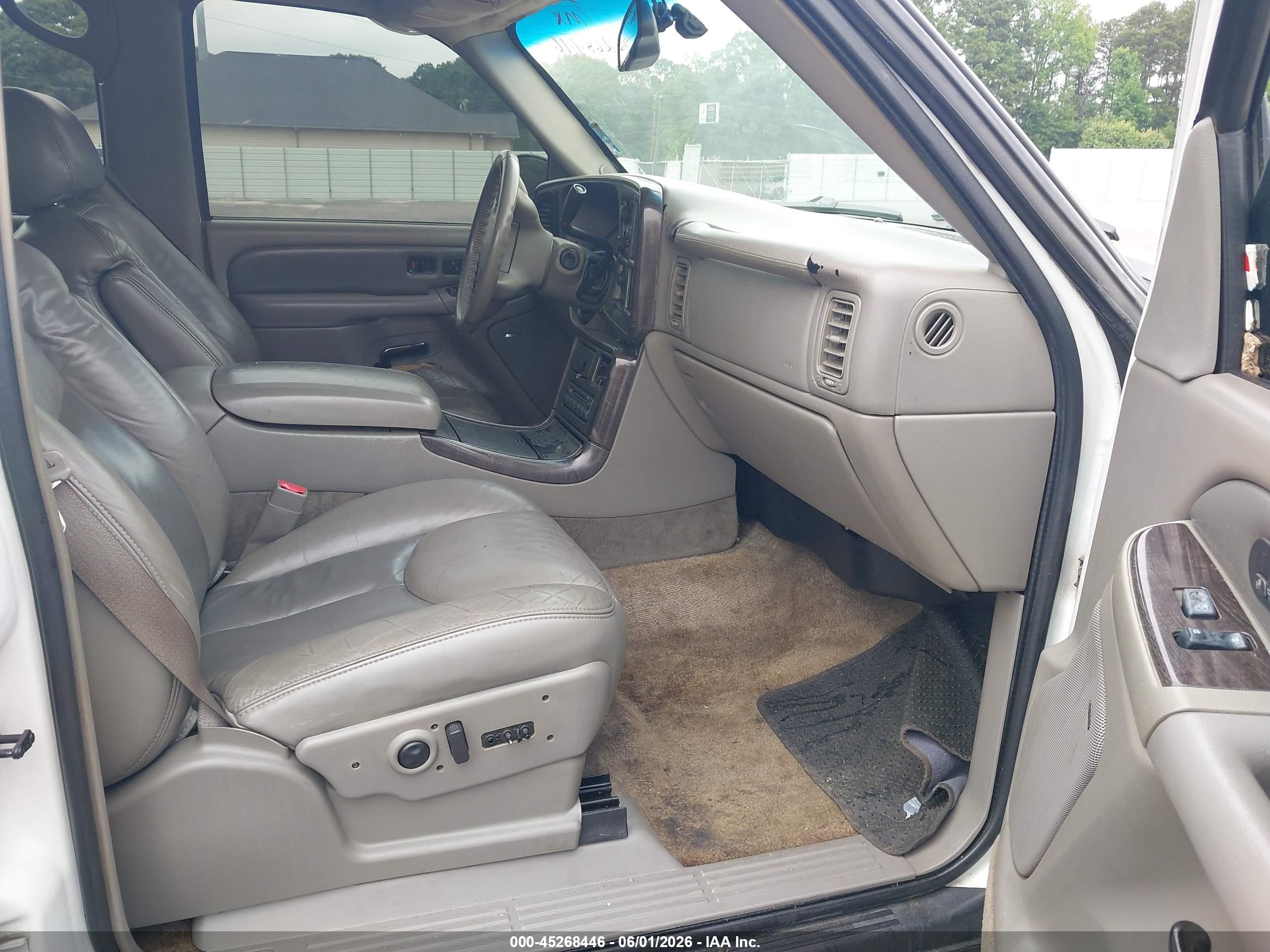 2003 Gmc Yukon Denali White vin: 1GKEK63U53J258566