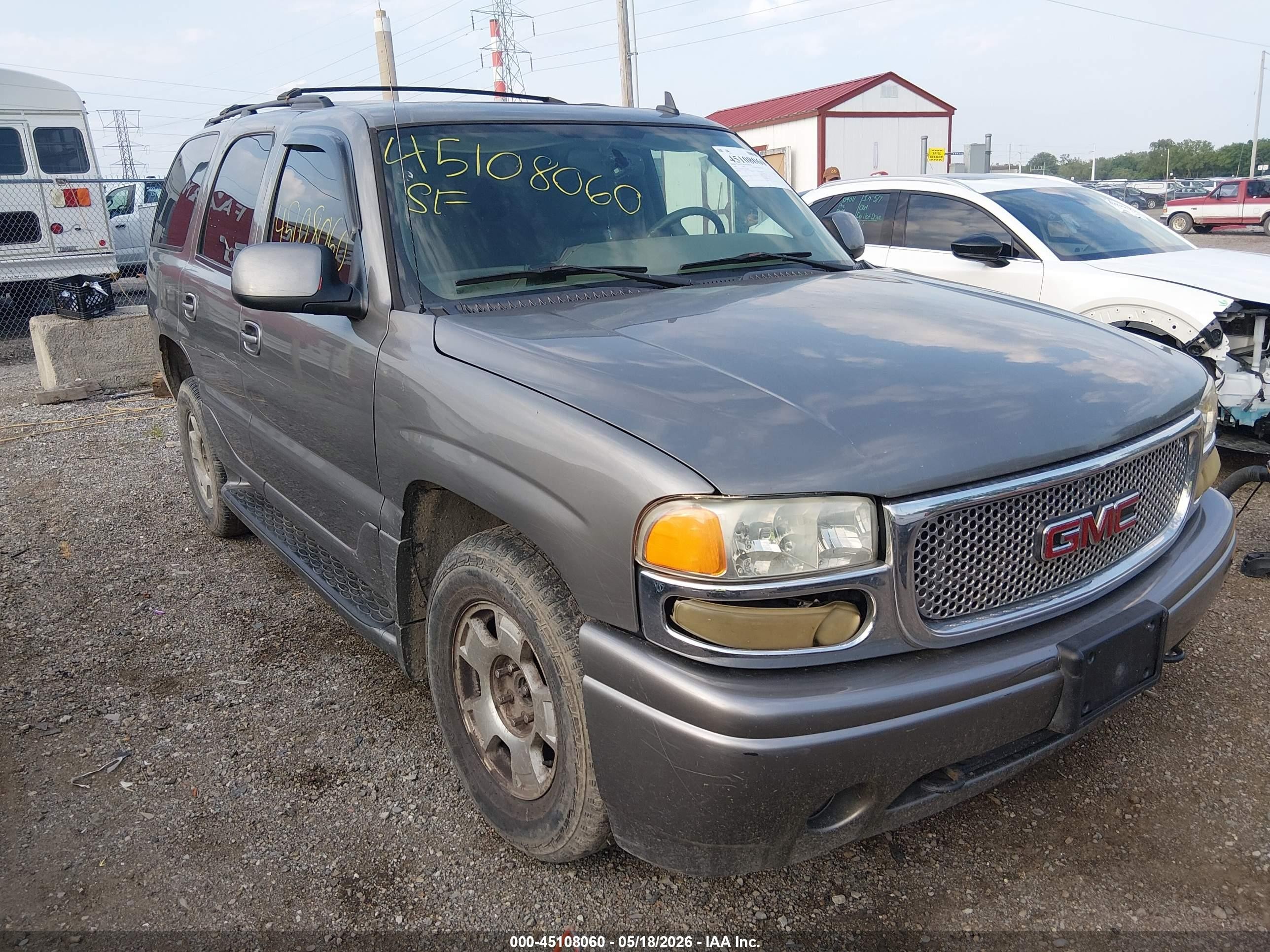 2006 Gmc Yukon Denali Denali Серый vin: 1GKEK63U76J150499