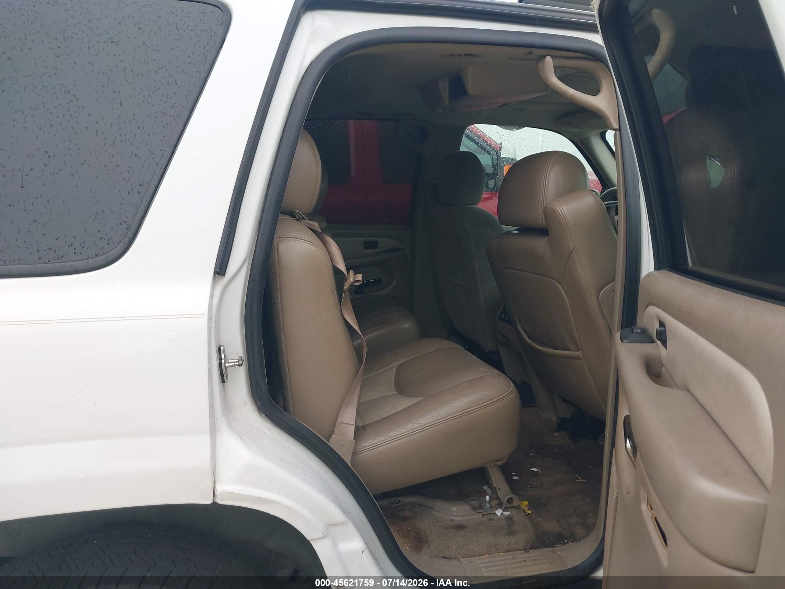 2005 Gmc Yukon Denali White vin: 1GKEK63U85J114254