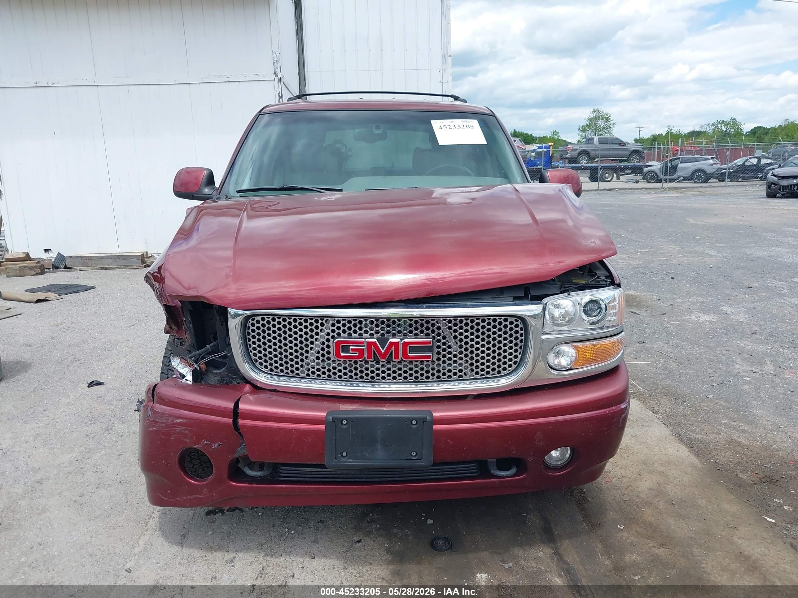 2001 Gmc Yukon Denali Burgundy vin: 1GKEK63U91J229424