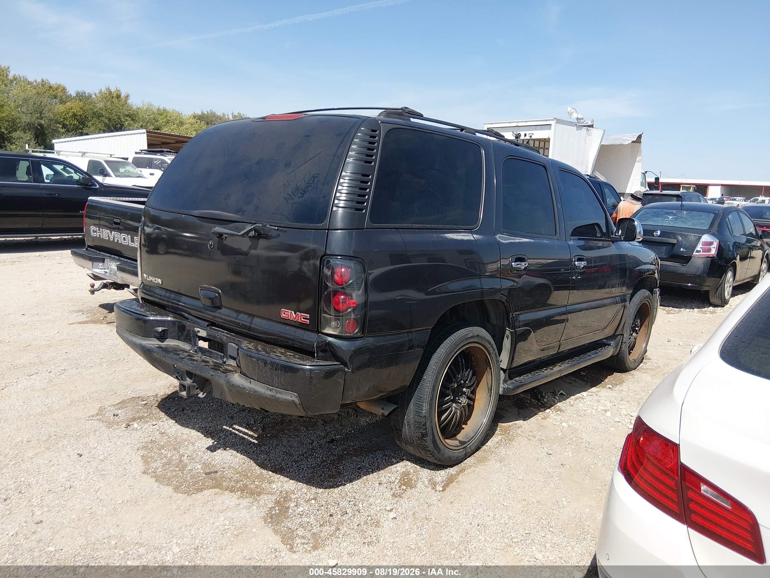 2003 Gmc Yukon Denali Blue vin: 1GKEK63UX3J218547