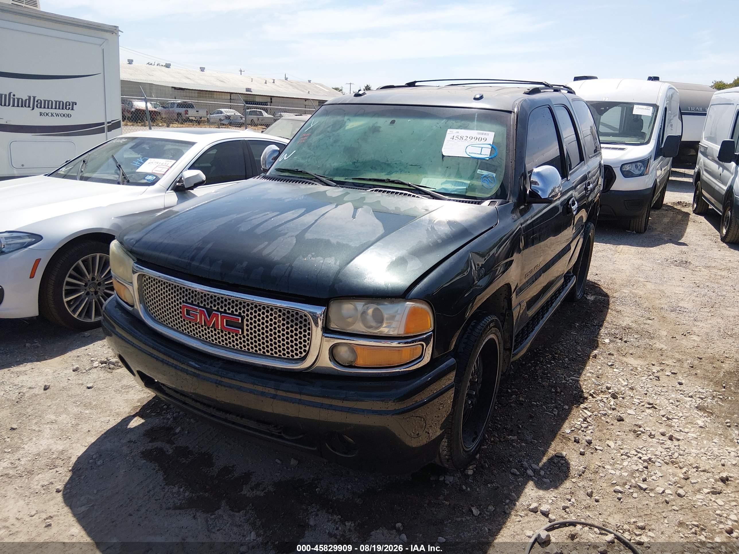 2003 Gmc Yukon Denali Blue vin: 1GKEK63UX3J218547