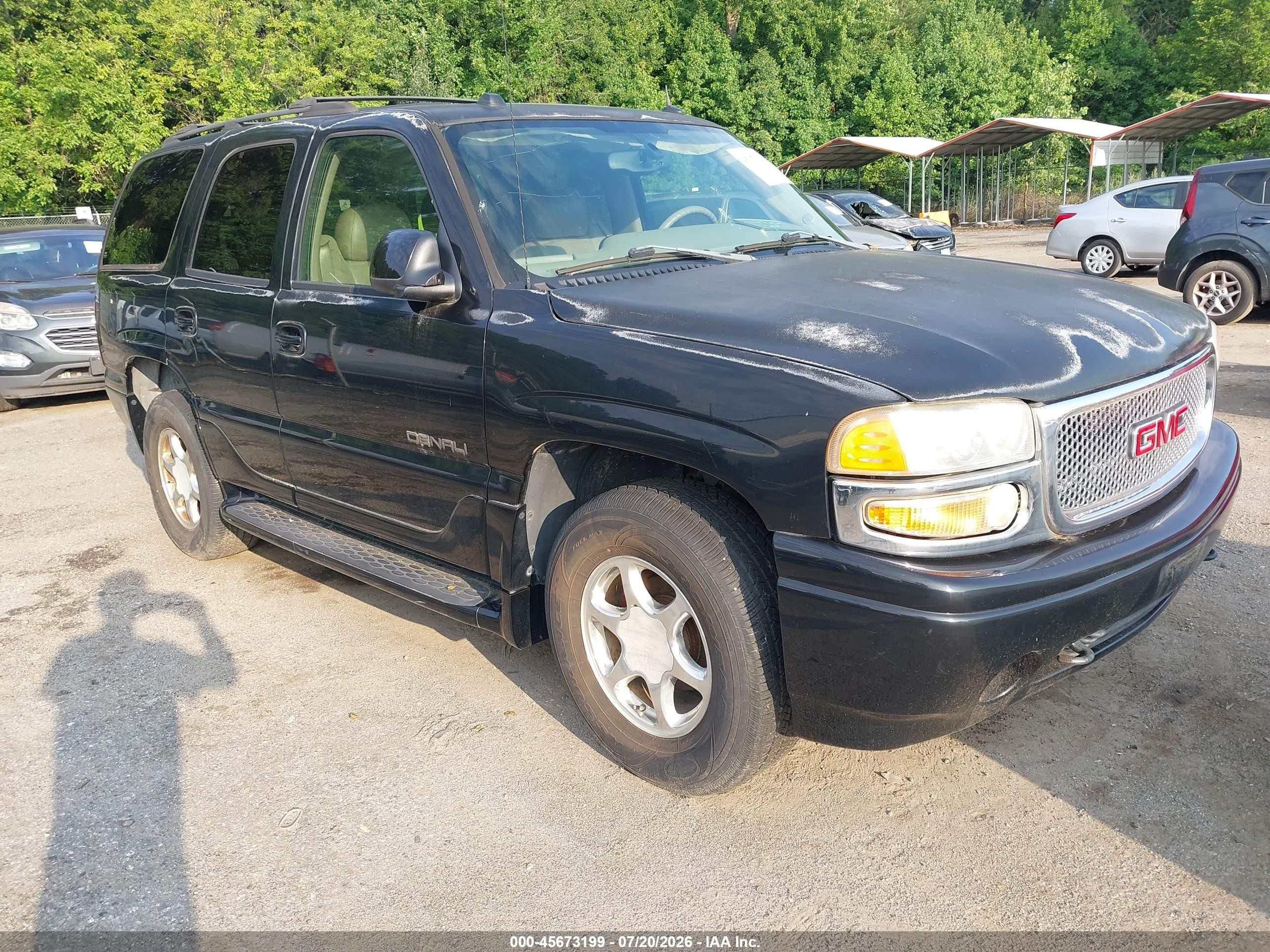 2005 Gmc Yukon Denali Black vin: 1GKEK63UX5J198318