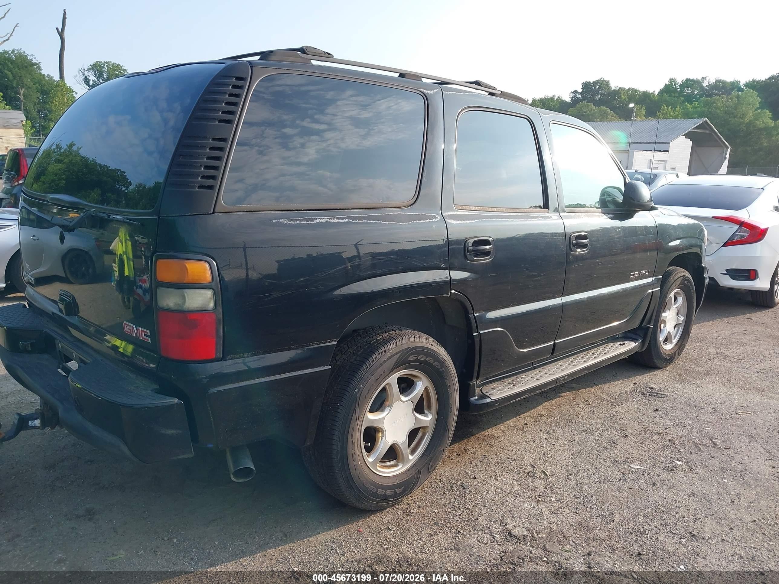 2005 Gmc Yukon Denali Black vin: 1GKEK63UX5J198318