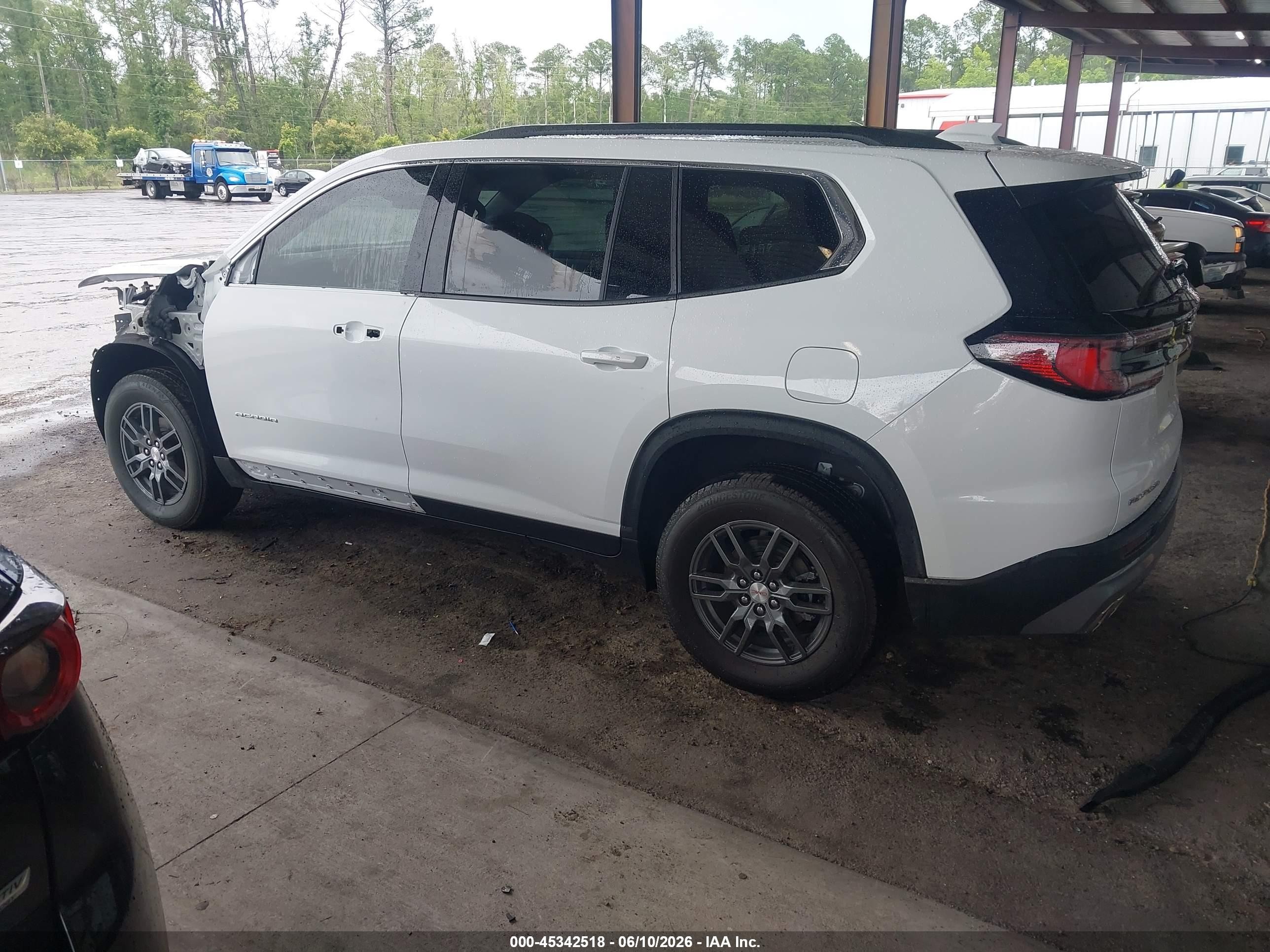 2025 Gmc Acadia Fwd Elevation White vin: 1GKENKRS1SJ135576