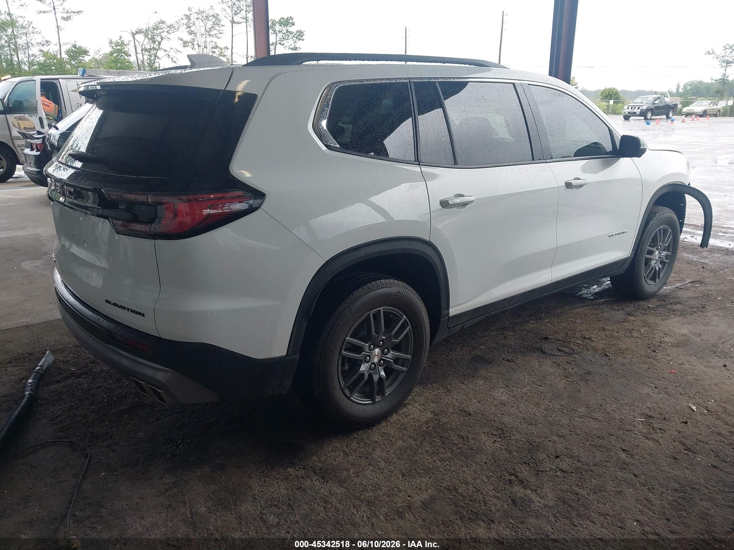 2025 Gmc Acadia Fwd Elevation White vin: 1GKENKRS1SJ135576