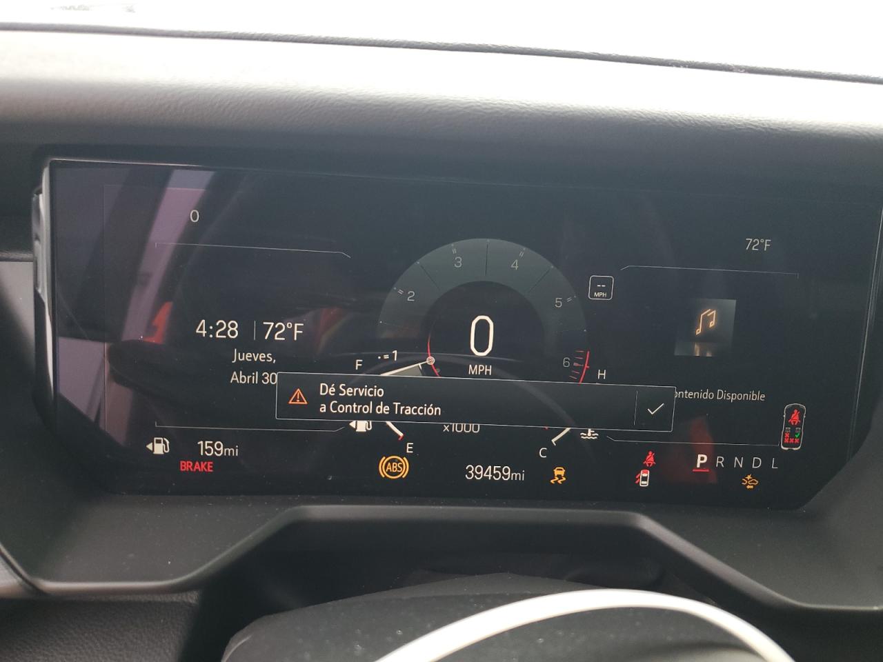2025 Gmc Acadia Elevation White vin: 1GKENKRS2SJ198704 Damage: Warning Light - Abs, On, Unacceptable