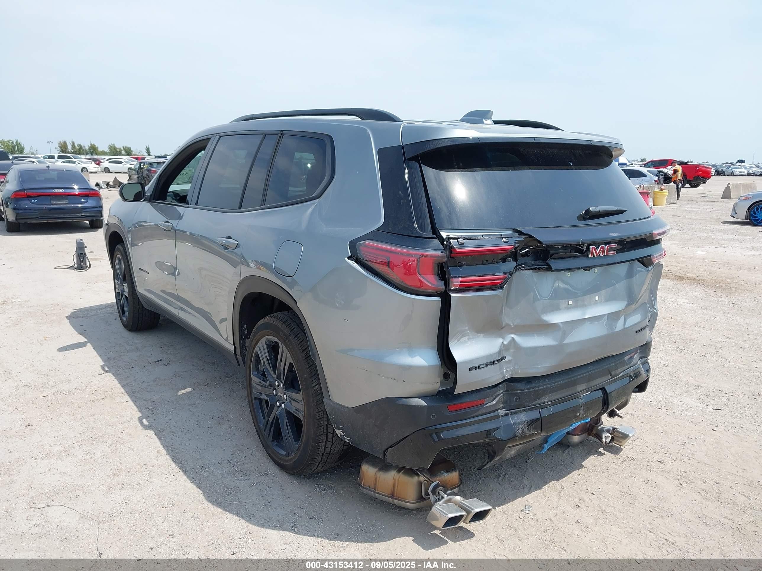 2025 Gmc Acadia Fwd Elevation Silver vin: 1GKENKRS8SJ253558