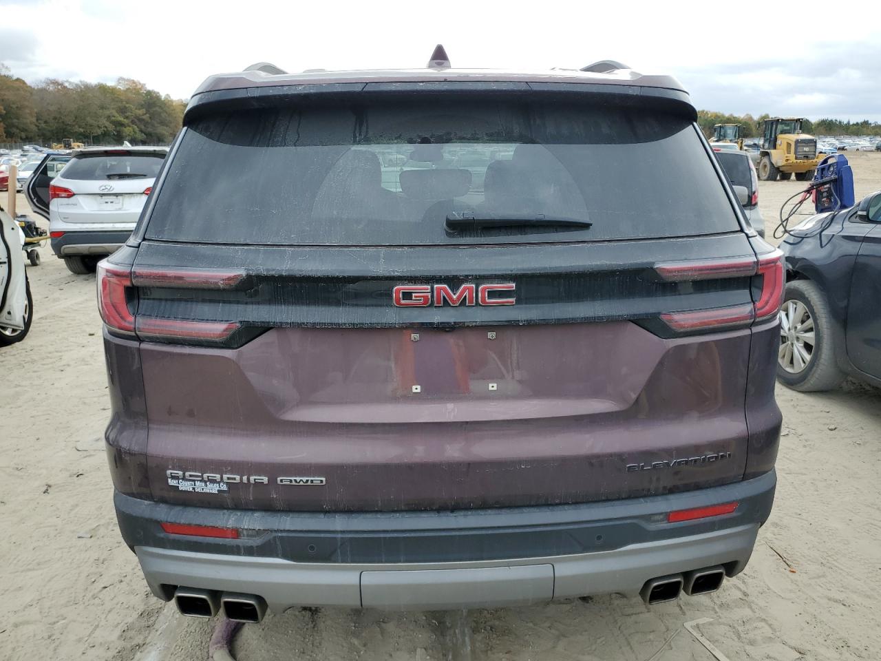 2024 Gmc Acadia Uplevel Темно-бордовый vin: 1GKENNKS4RJ206906