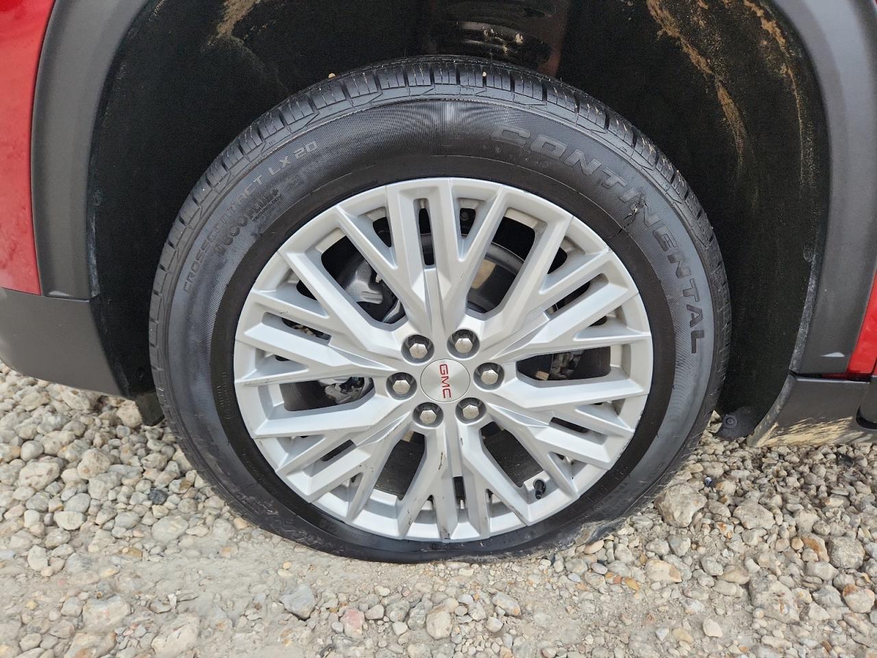 2026 Gmc Acadia Ele Red vin: 1GKENNKS7TJ330837 Damage: Left Front Wheel, Curb Rash, 6 To 7 Inches