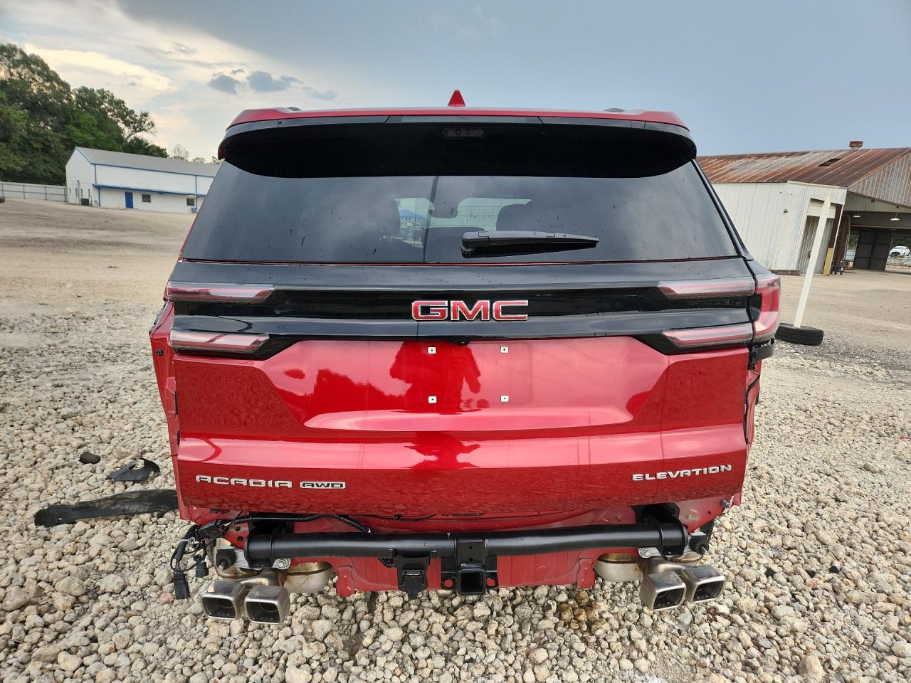 2026 Gmc Acadia Ele Red vin: 1GKENNKS7TJ330837 Damage: Rear Bumper, Missing, Replacement Required