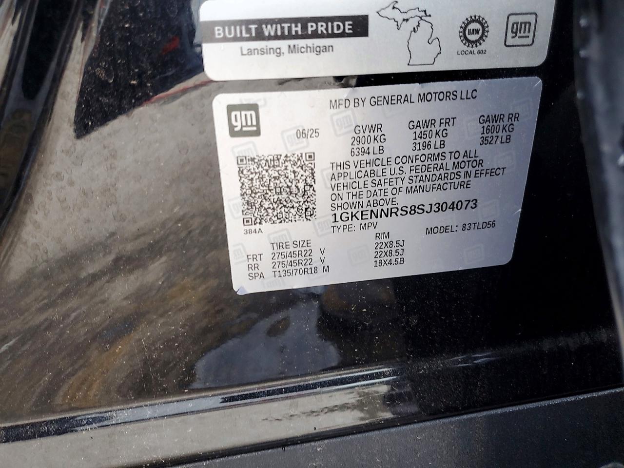 2025 Gmc Acadia Elevation Black vin: 1GKENNRS8SJ304073