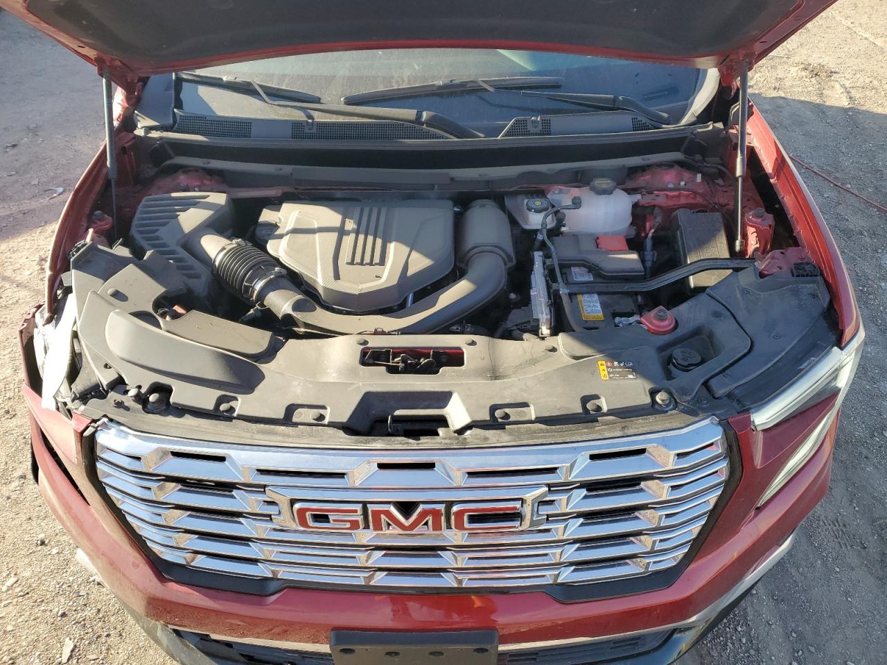 2024 Gmc Acadia Denali Темно-бордовый vin: 1GKENRKS7RJ149589
