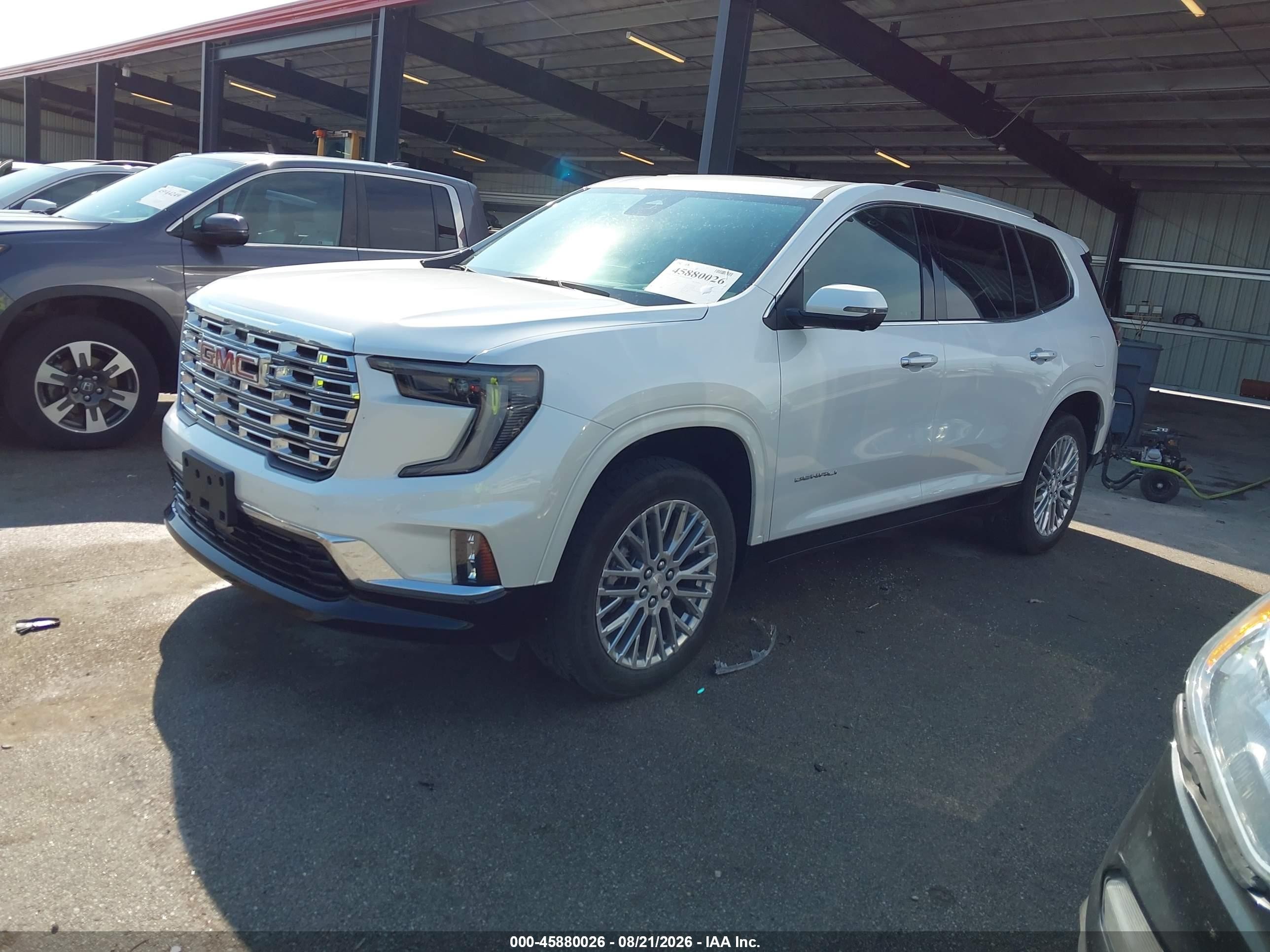 2025 Gmc Acadia Awd Denali White vin: 1GKENRRS8SJ163447