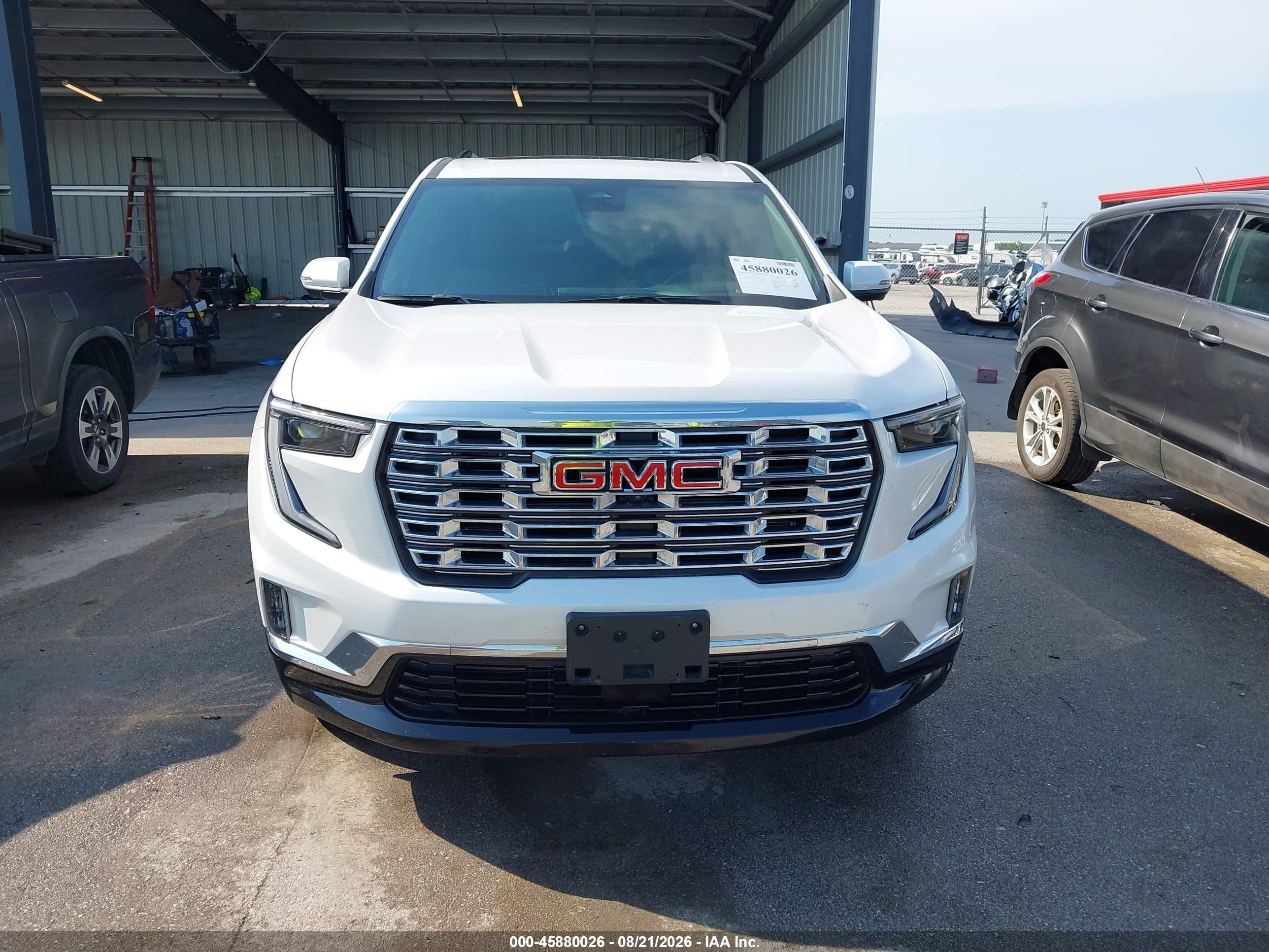 2025 Gmc Acadia Awd Denali White vin: 1GKENRRS8SJ163447