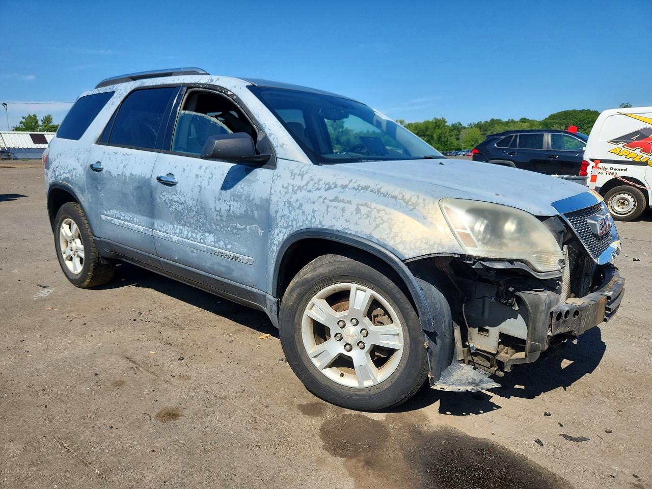2008 Gmc Acadia Sle Gray vin: 1GKER13708J152106