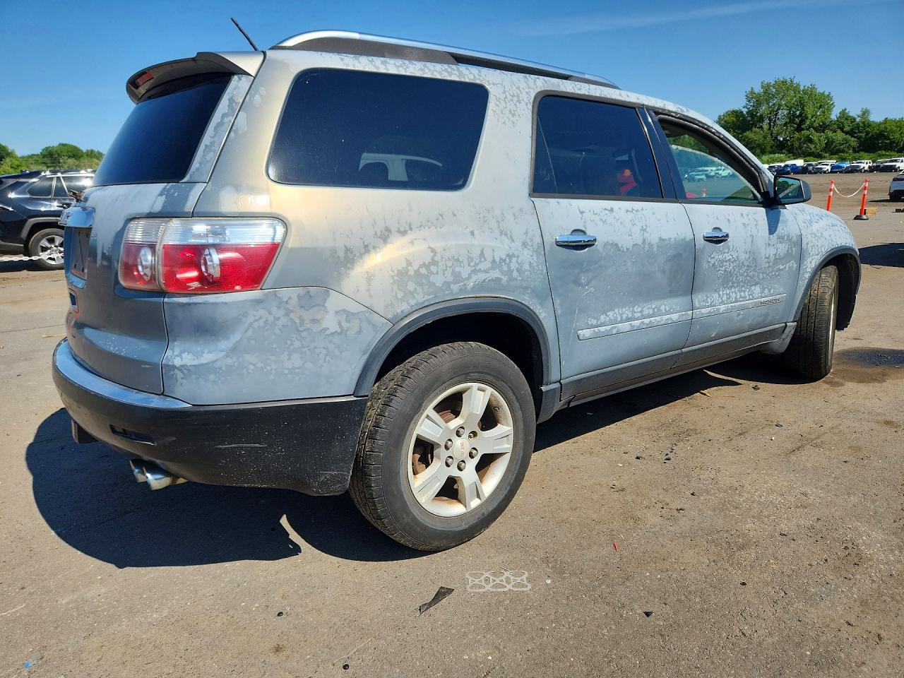 2008 Gmc Acadia Sle Gray vin: 1GKER13708J152106