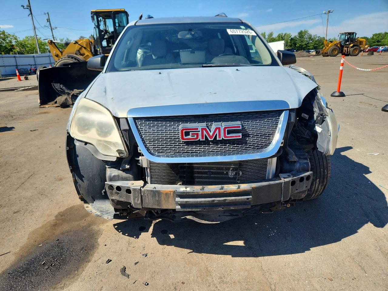 2008 Gmc Acadia Sle Gray vin: 1GKER13708J152106