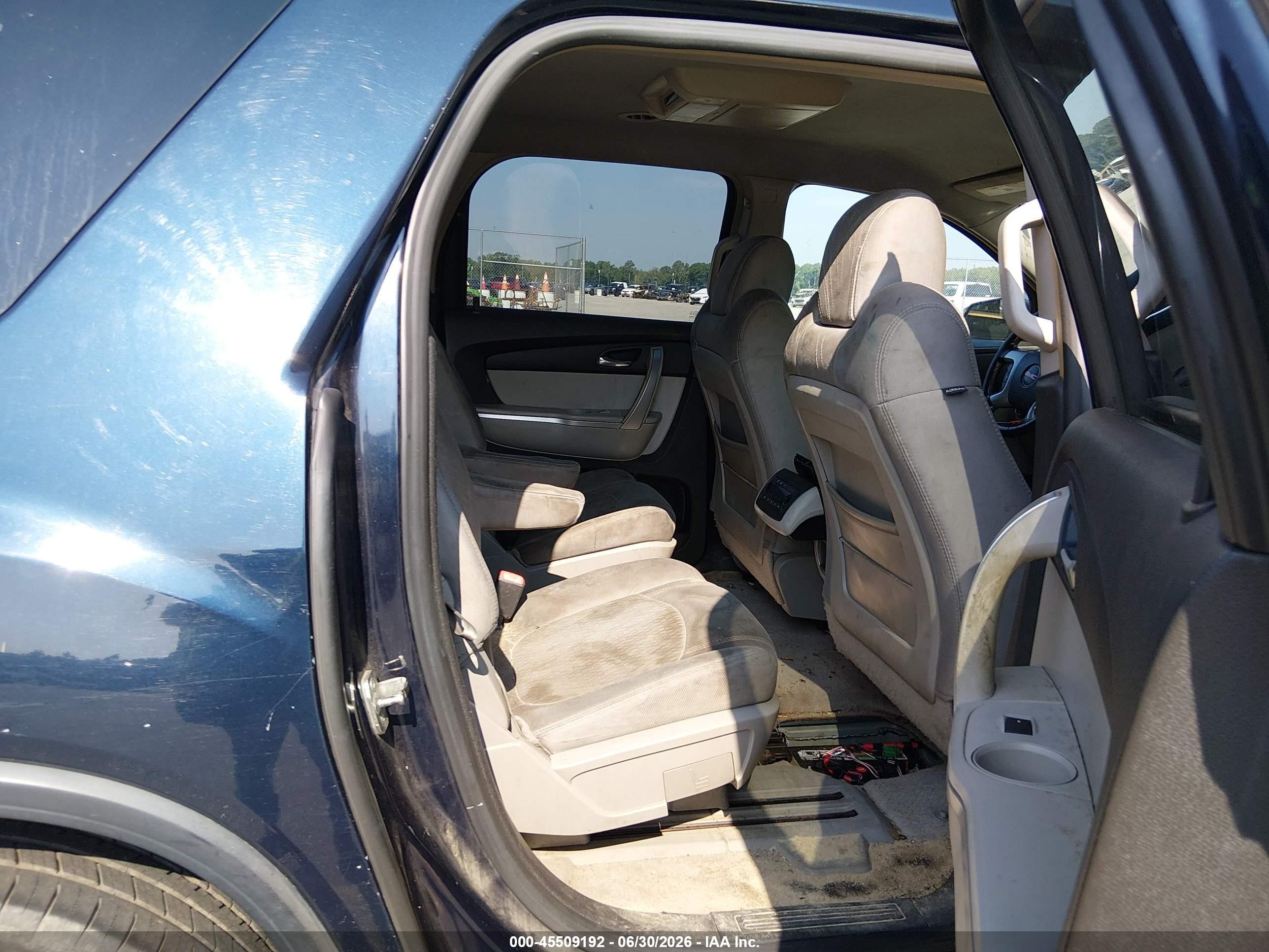 2008 Gmc Acadia Sle-1 Dark Blue vin: 1GKER13708J241853