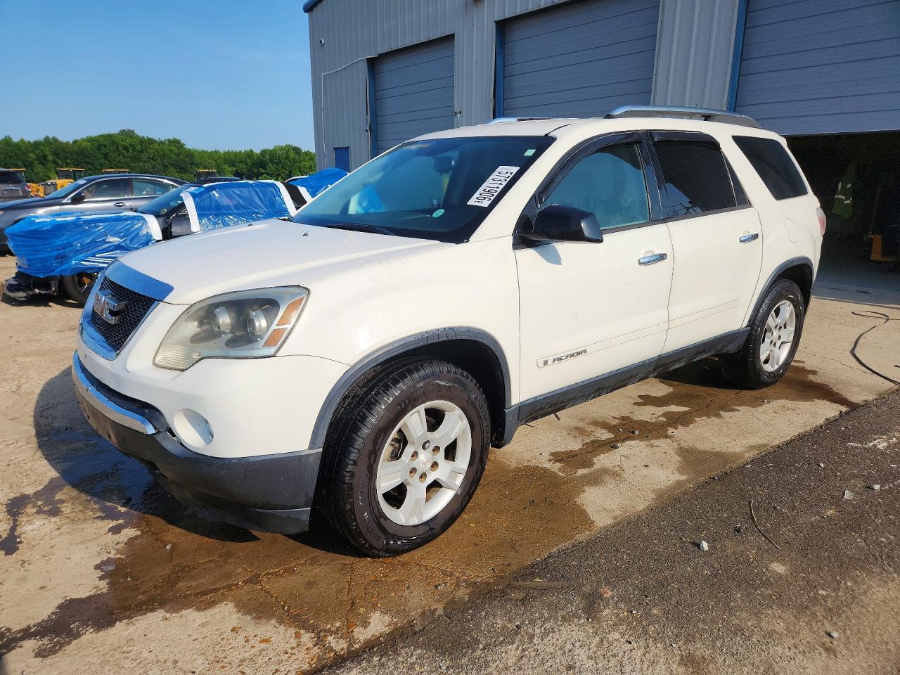 2008 Gmc Acadia Sle White vin: 1GKER13718J112164