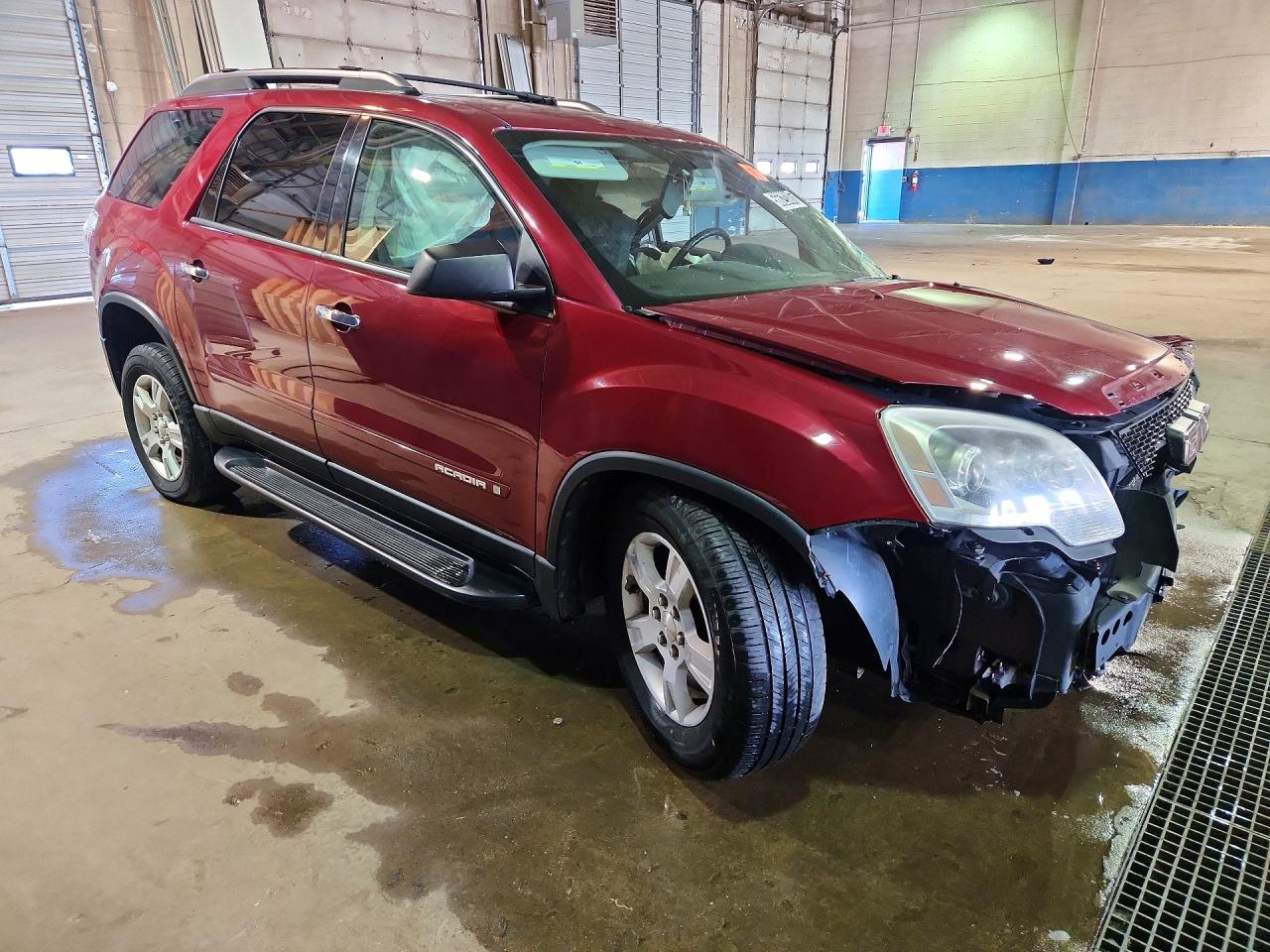 2008 Gmc Acadia Sle Red vin: 1GKER13728J304001