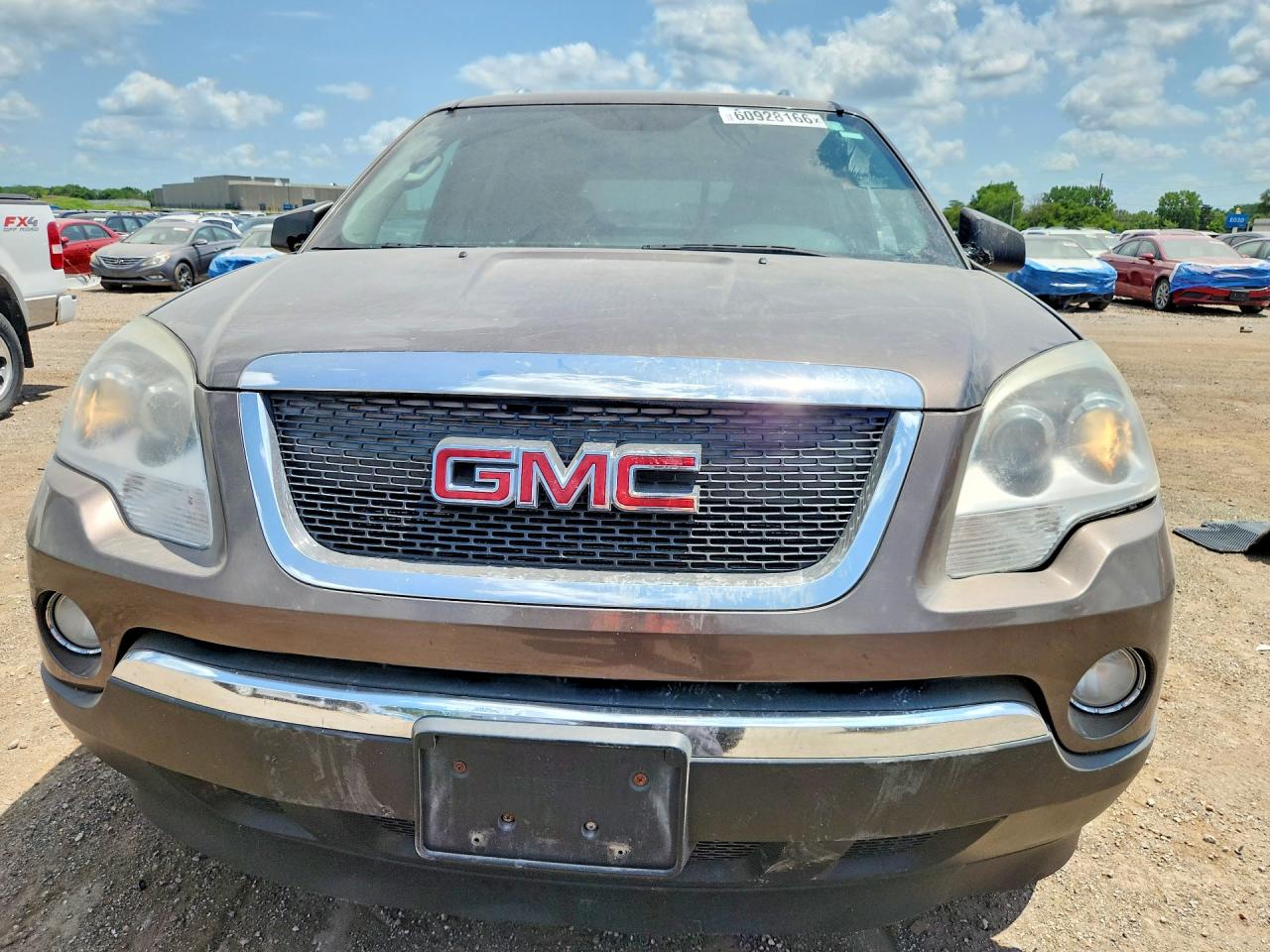 2008 Gmc Acadia Sle Brown vin: 1GKER13738J198013