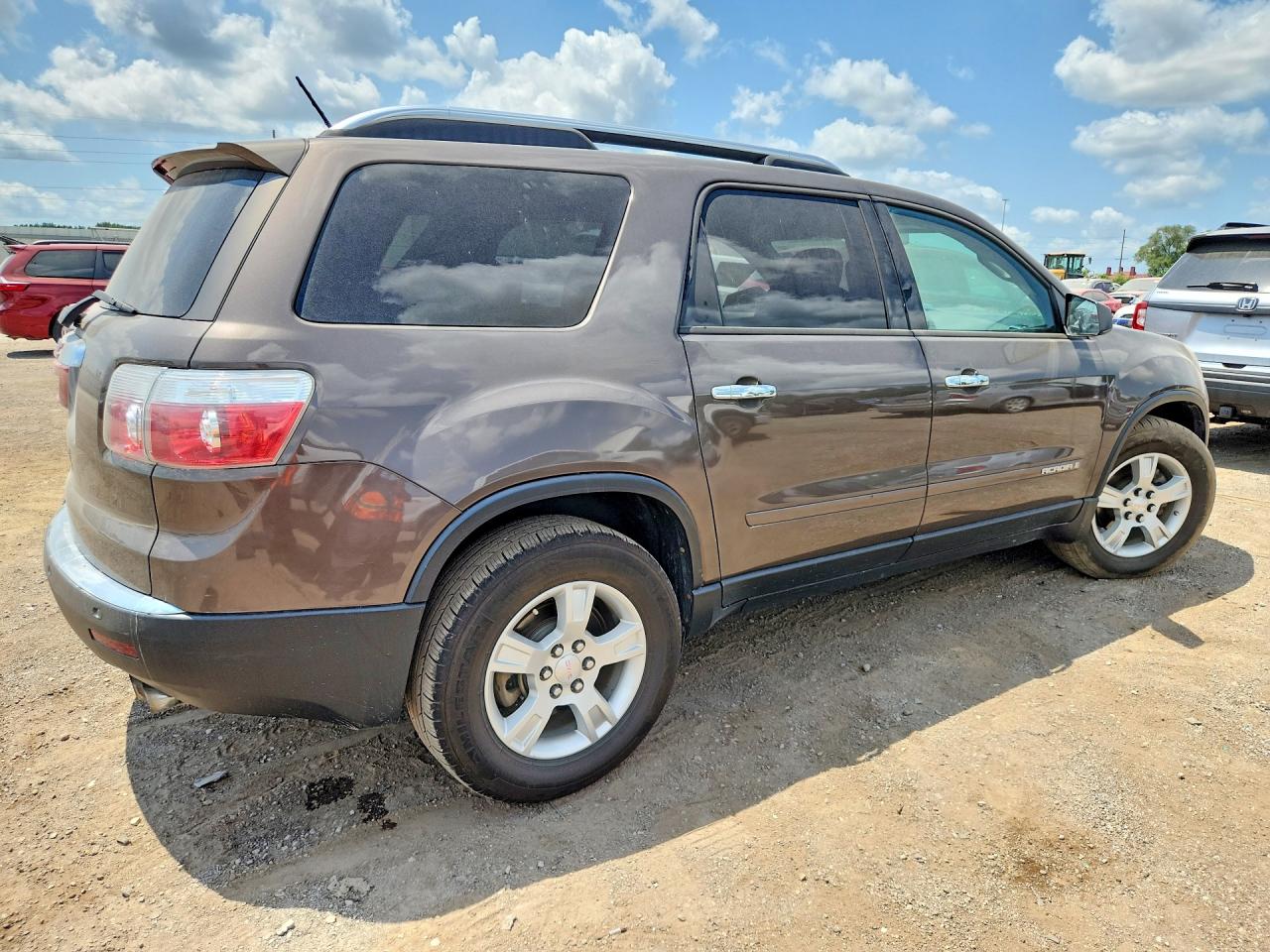 2008 Gmc Acadia Sle Brown vin: 1GKER13738J198013