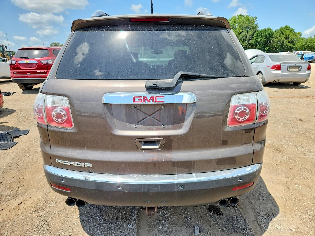 2008 Gmc Acadia Sle Brown vin: 1GKER13738J198013