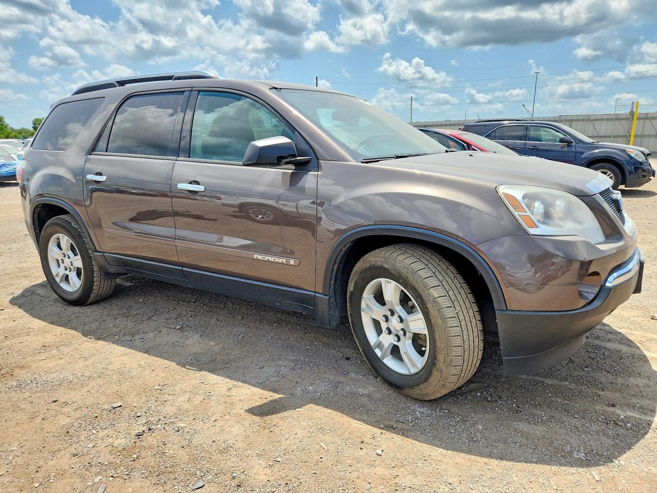 2008 Gmc Acadia Sle Brown vin: 1GKER13738J198013