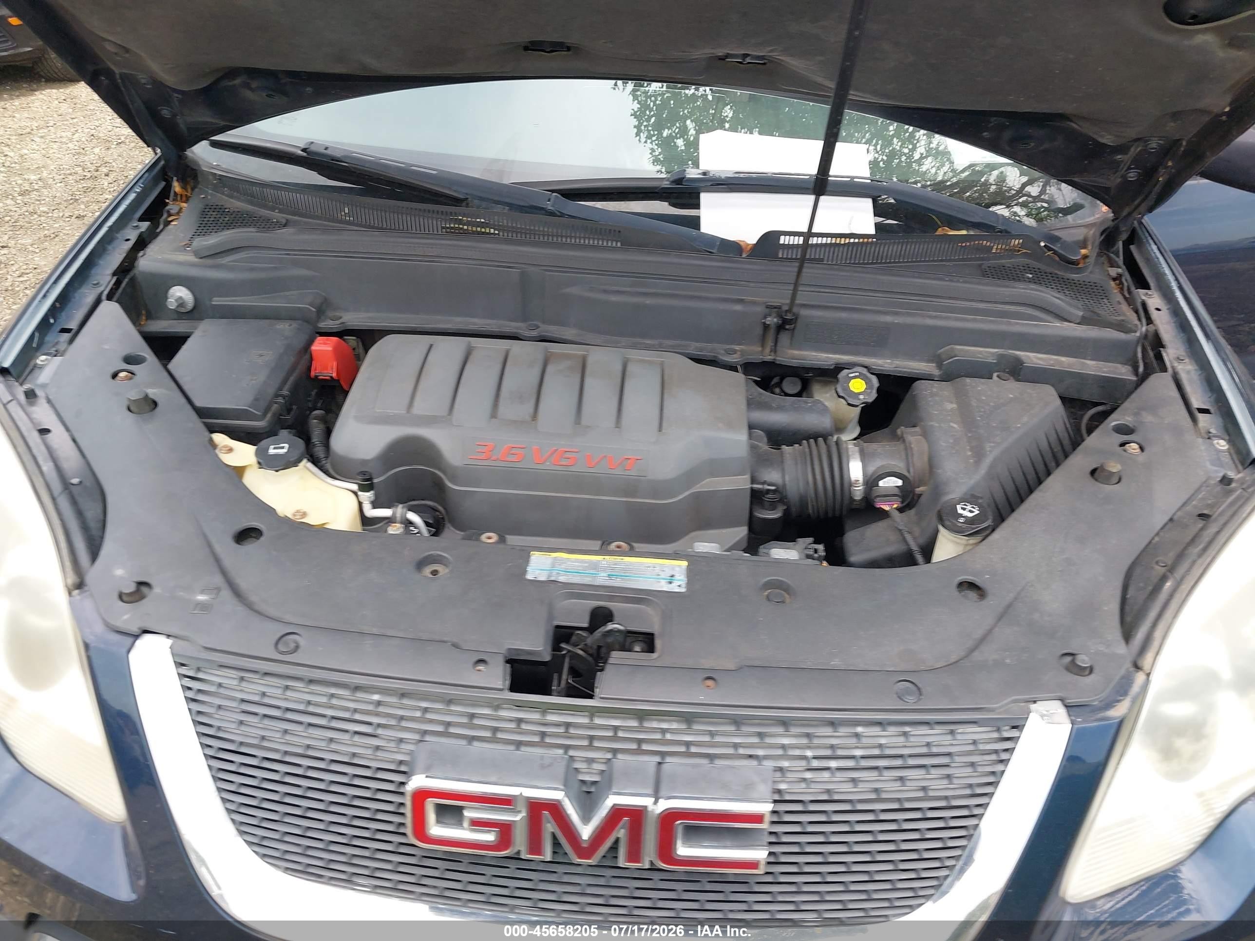 2007 Gmc Acadia Sle Blue vin: 1GKER13747J101416