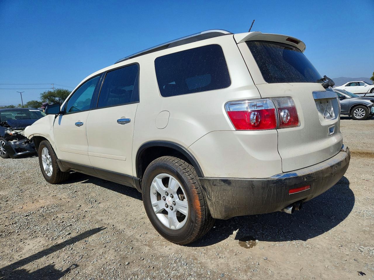 2007 Gmc Acadia Sle White vin: 1GKER13747J170266