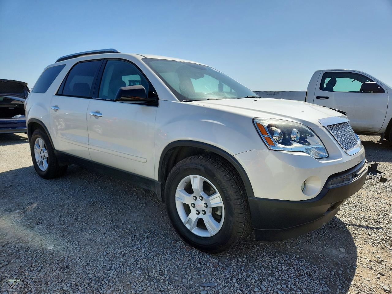 2007 Gmc Acadia Sle White vin: 1GKER13747J170266