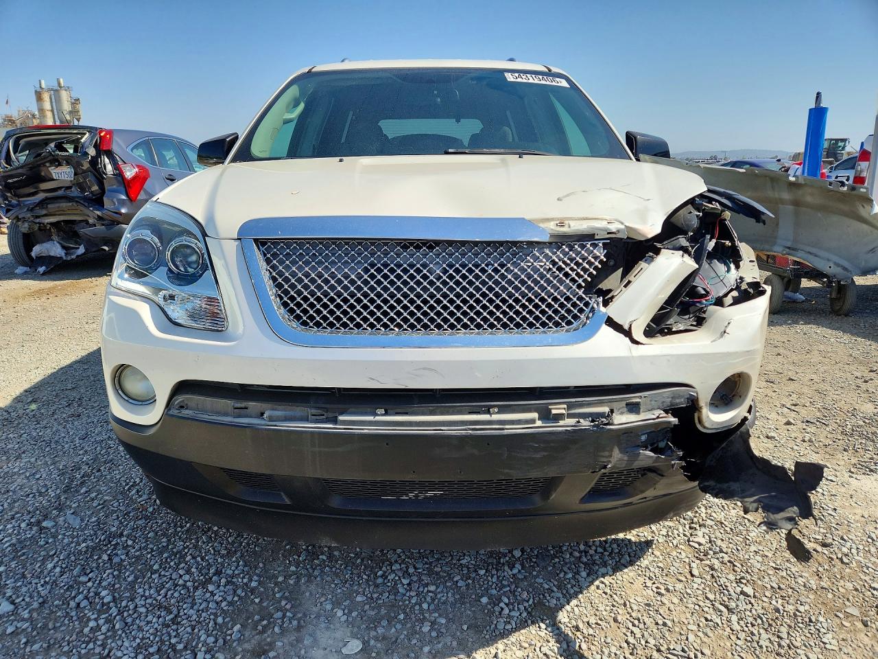 2007 Gmc Acadia Sle White vin: 1GKER13747J170266