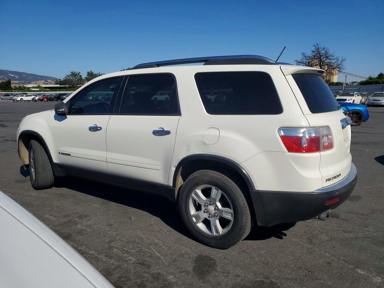 2007 Gmc Acadia Sle White vin: 1GKER13757J156571