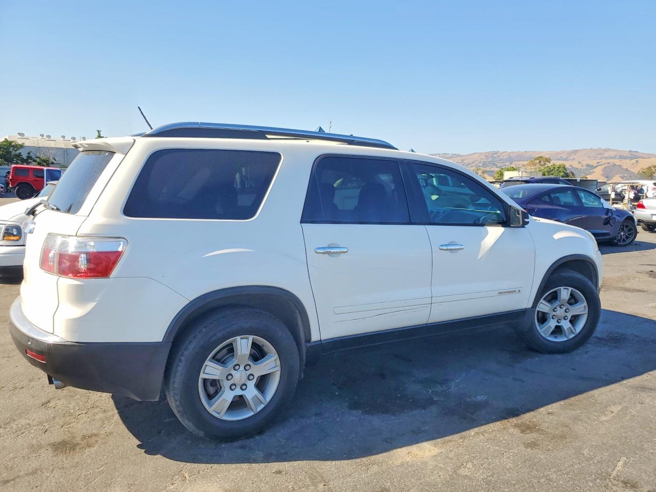 2007 Gmc Acadia Sle White vin: 1GKER13757J156571