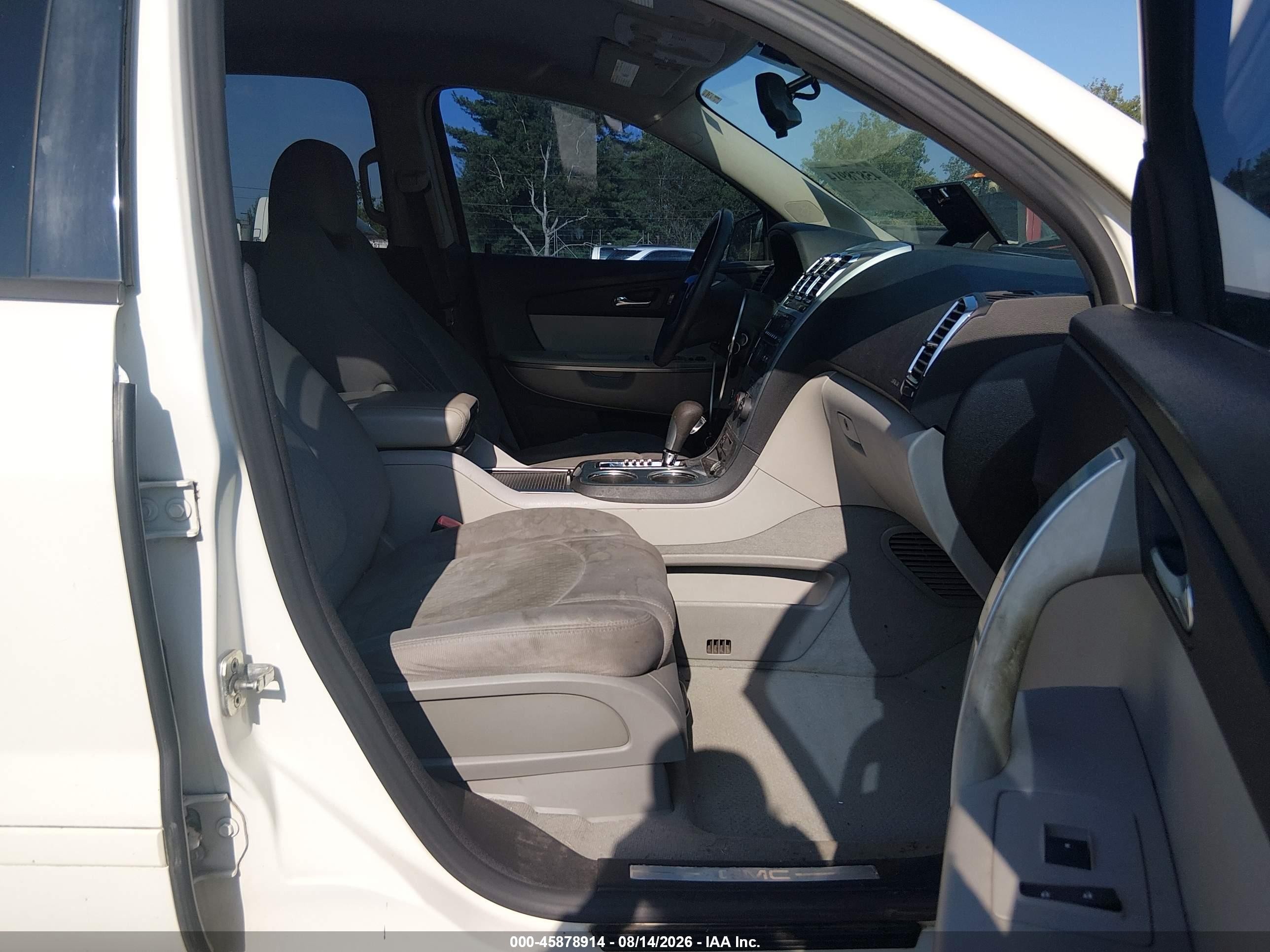 2008 Gmc Acadia Sle-1 Белый vin: 1GKER13758J119828