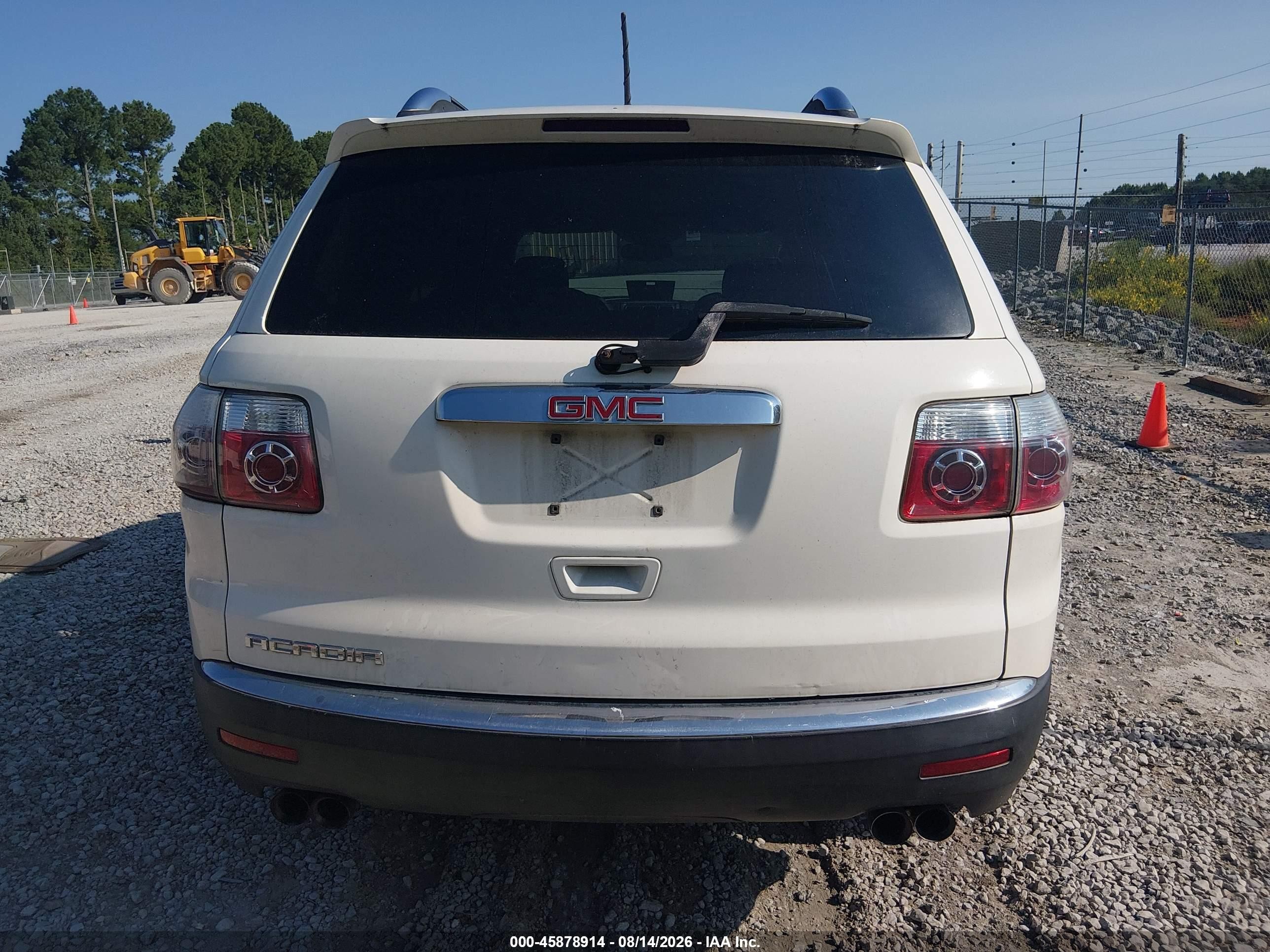2008 Gmc Acadia Sle-1 Белый vin: 1GKER13758J119828