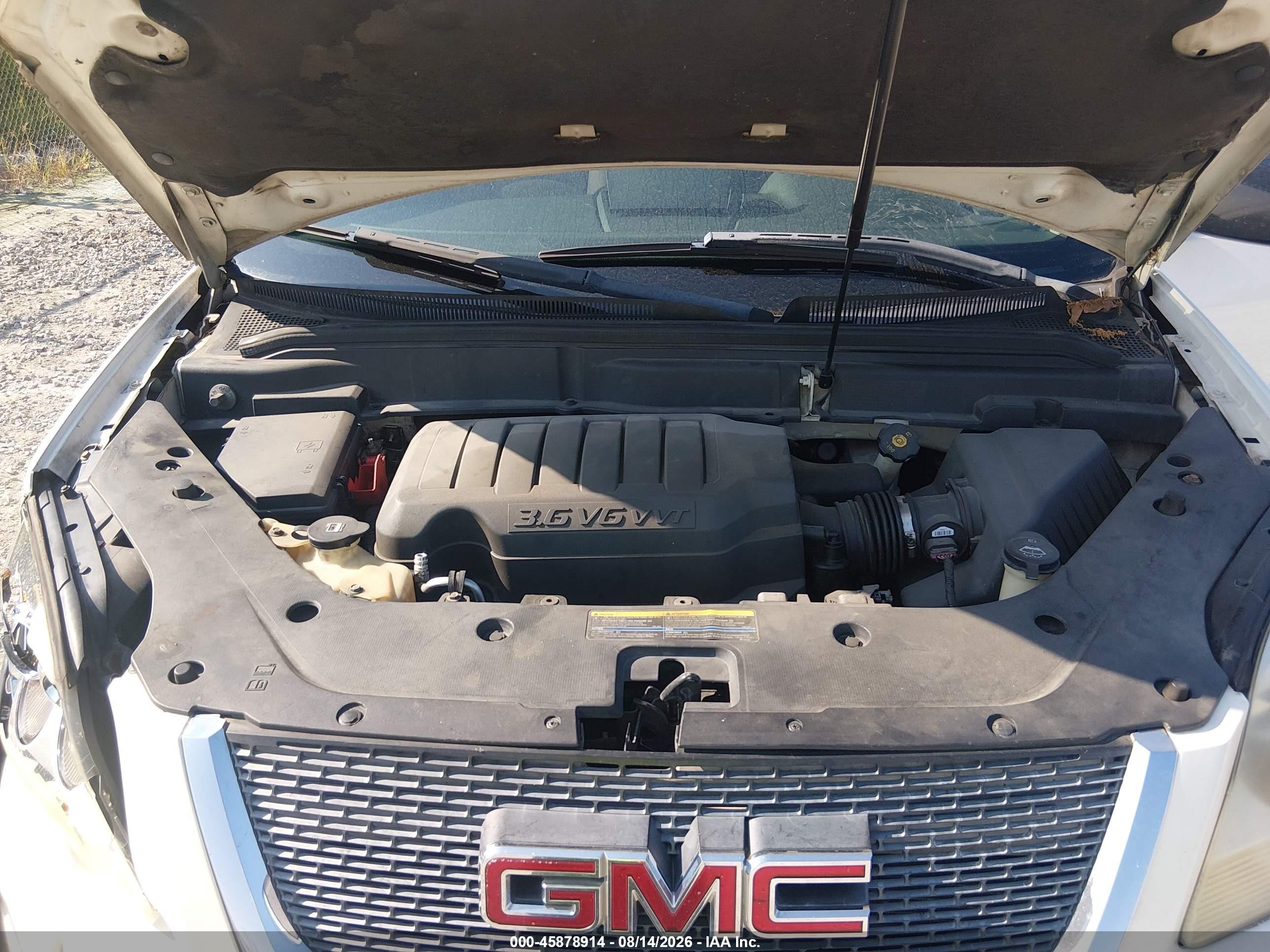 2008 Gmc Acadia Sle-1 Белый vin: 1GKER13758J119828