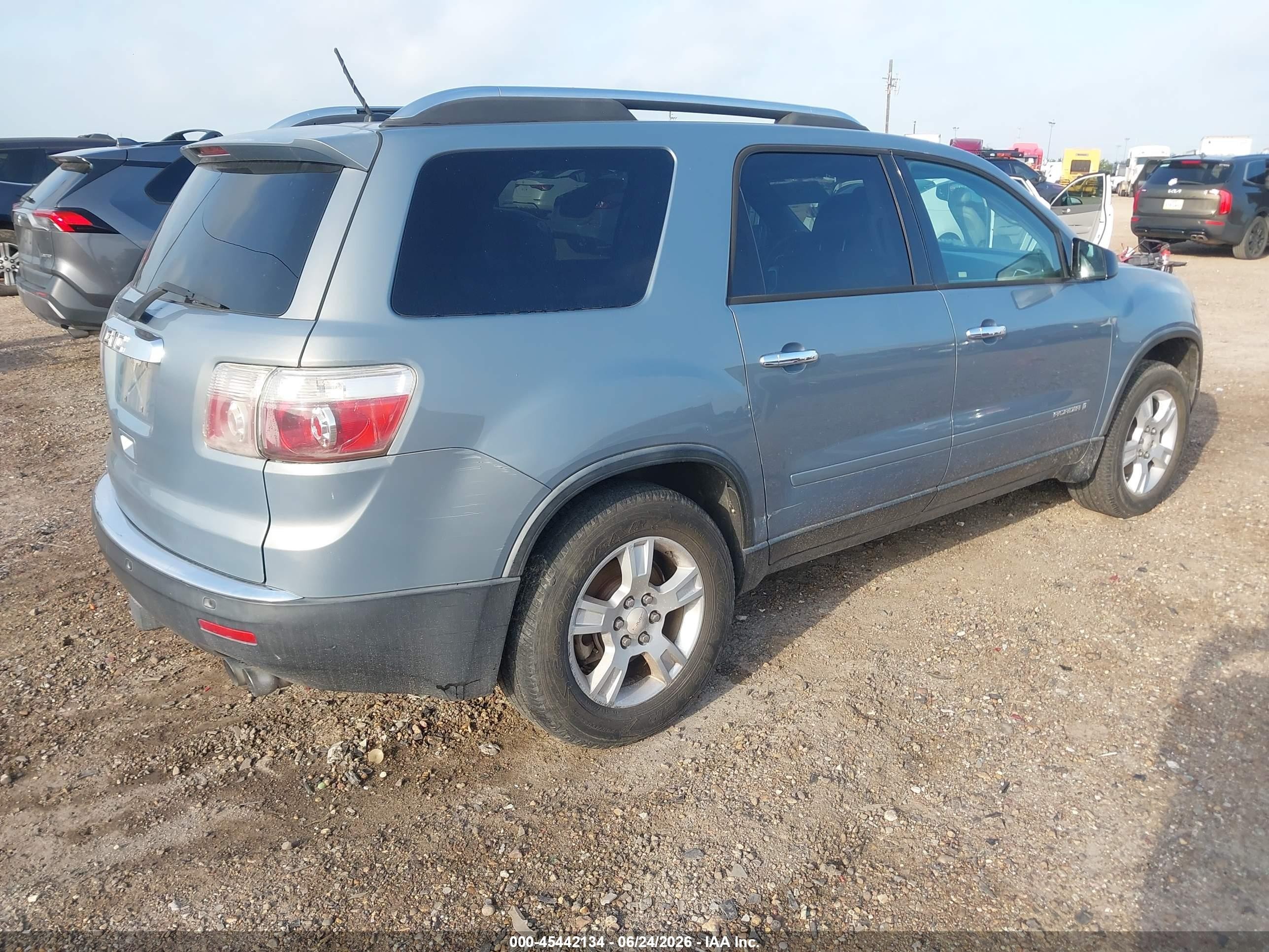 2007 Gmc Acadia Sle-1 Gray vin: 1GKER13767J138094