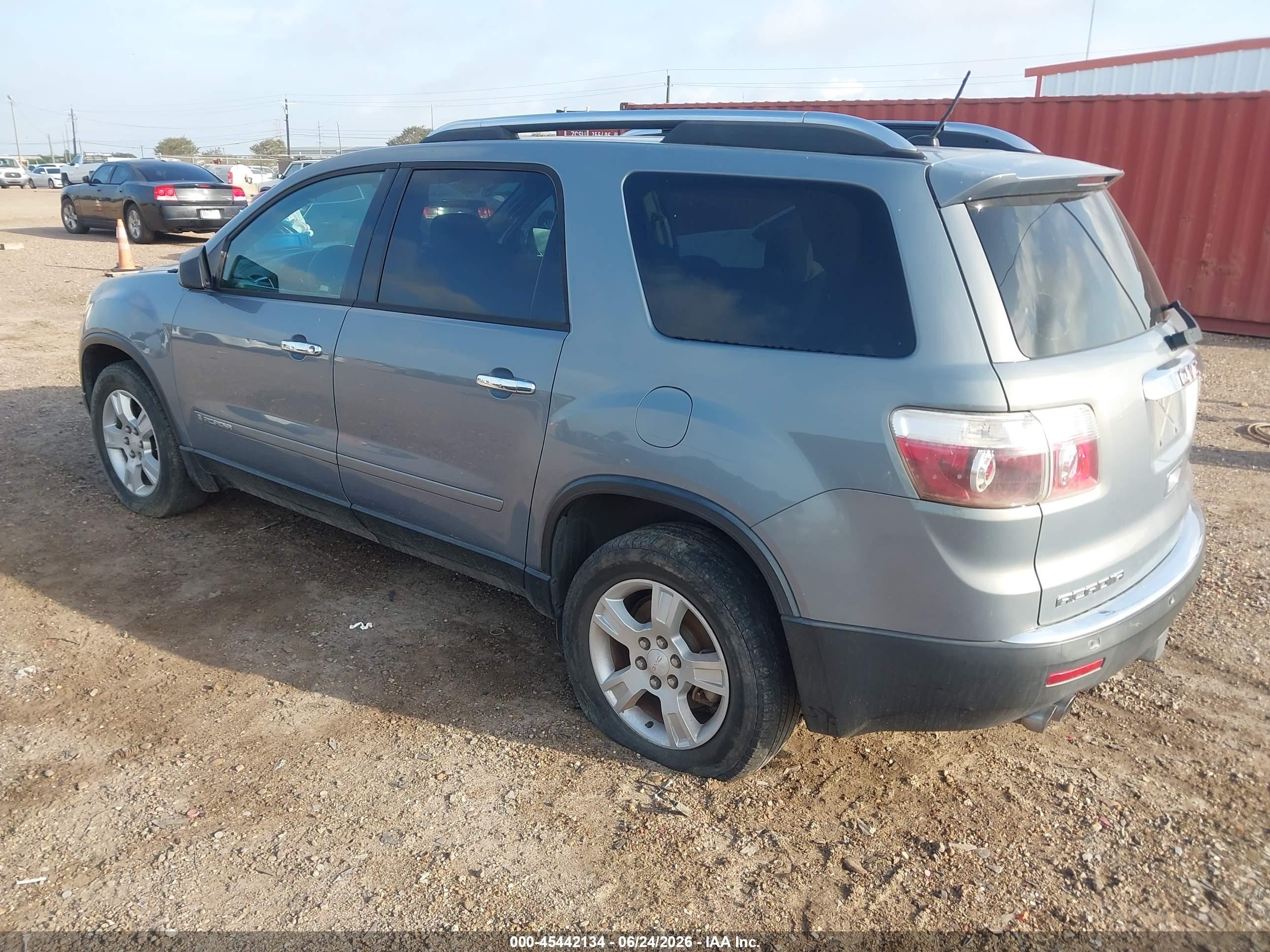 2007 Gmc Acadia Sle-1 Gray vin: 1GKER13767J138094