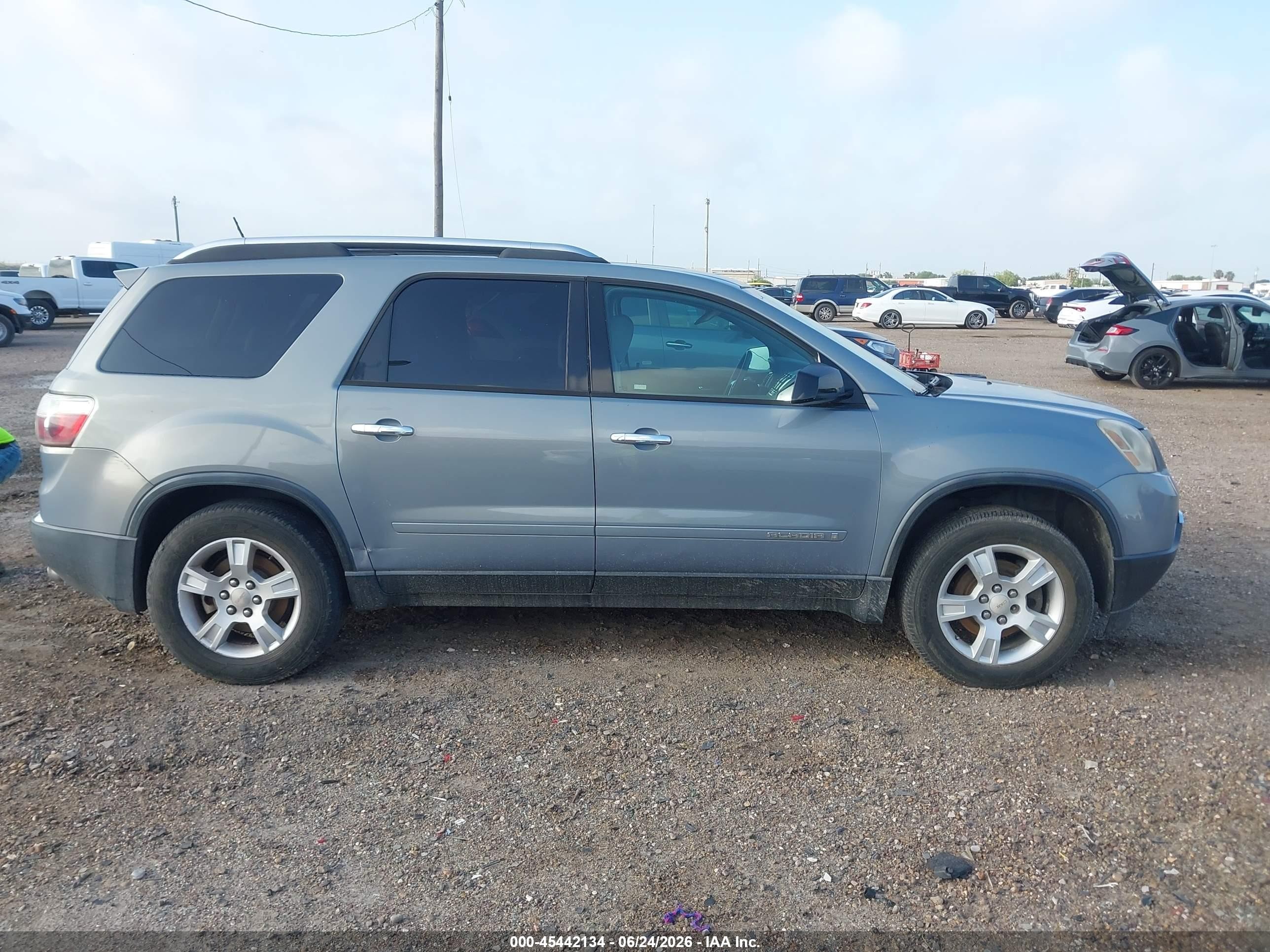 2007 Gmc Acadia Sle-1 Gray vin: 1GKER13767J138094