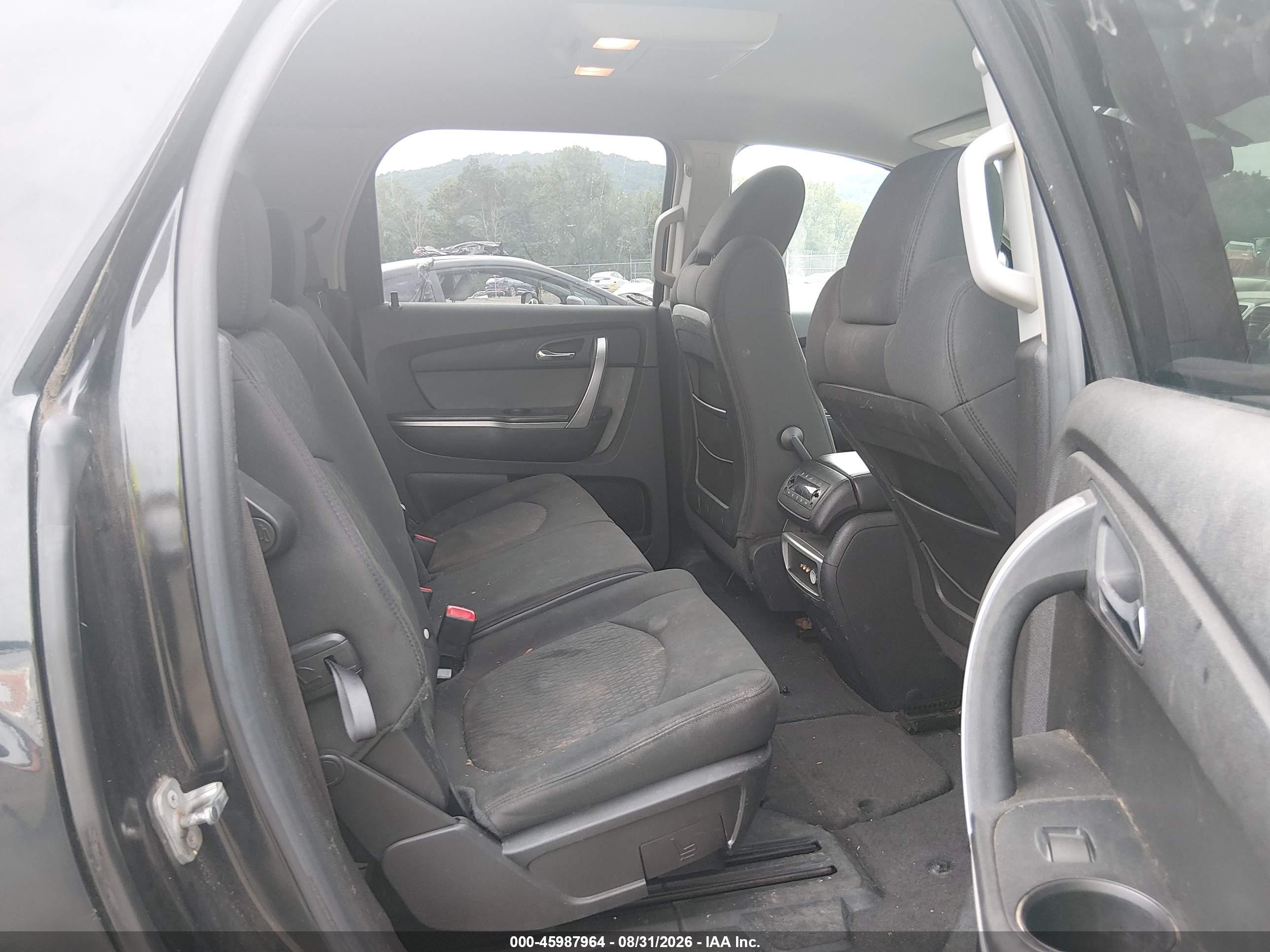 2008 Gmc Acadia Sle-1 Black vin: 1GKER13768J292872