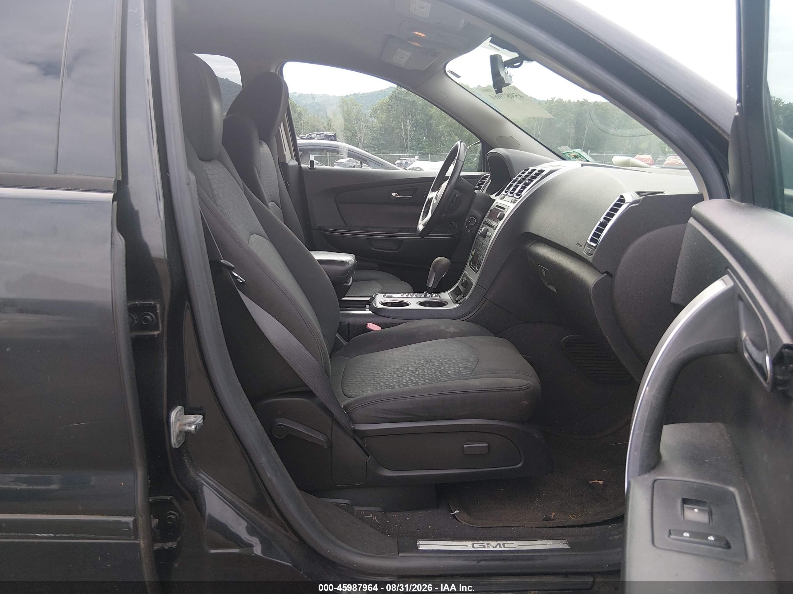 2008 Gmc Acadia Sle-1 Black vin: 1GKER13768J292872