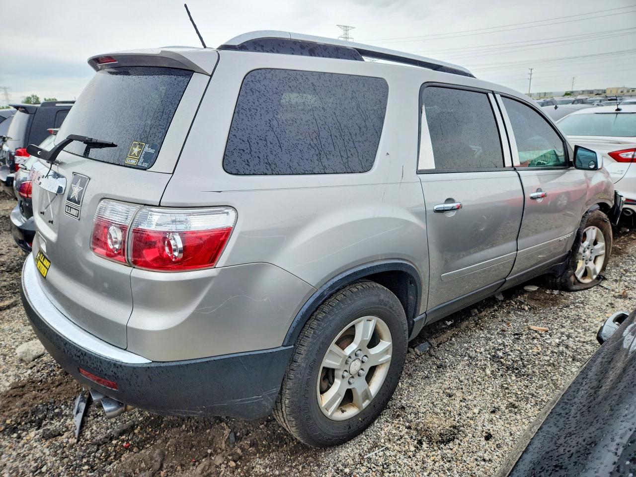2008 Gmc Acadia Sle Silver vin: 1GKER13788J250686
